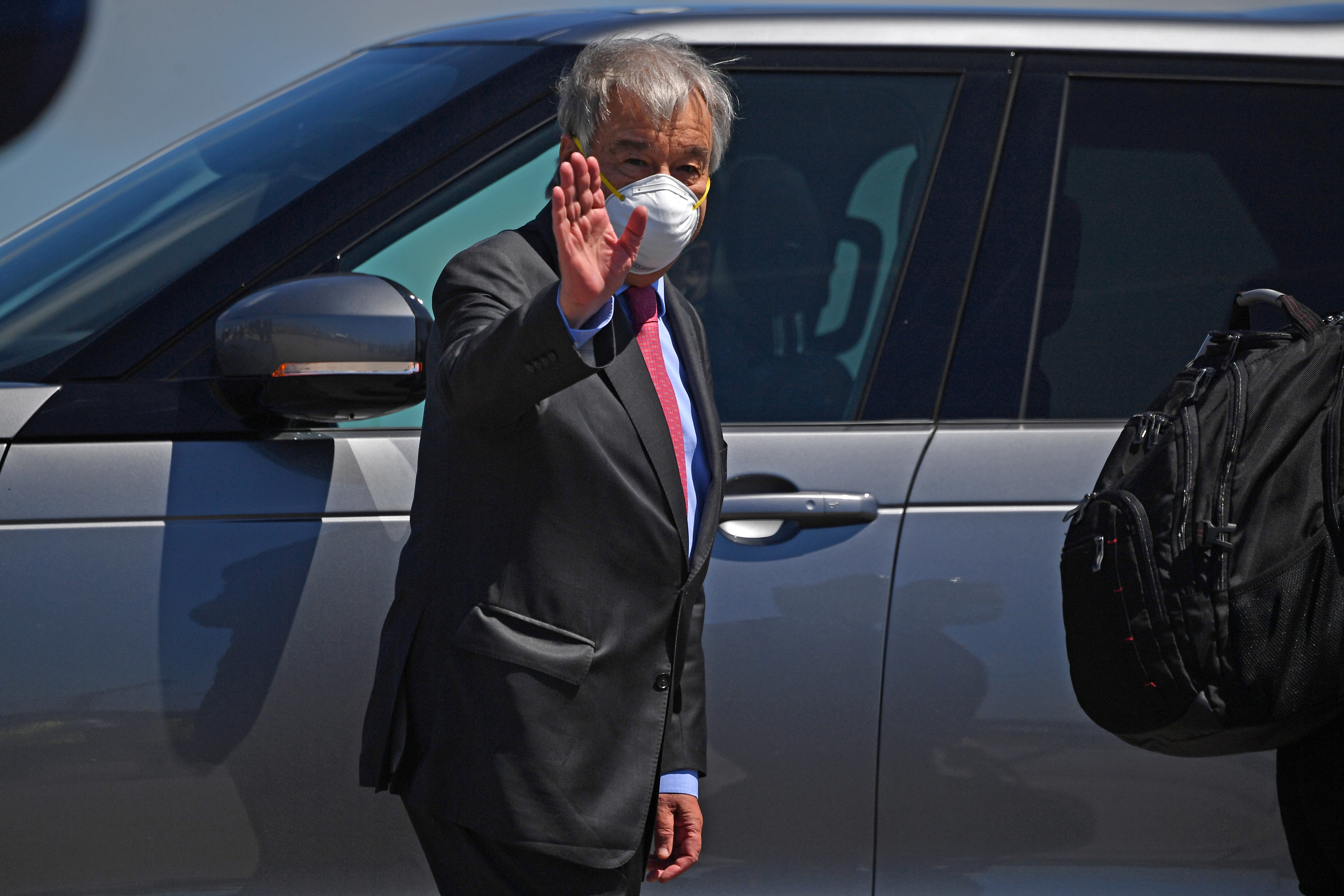 António Guterres en el G7 (Ben Stansall/Pool via REUTERS)