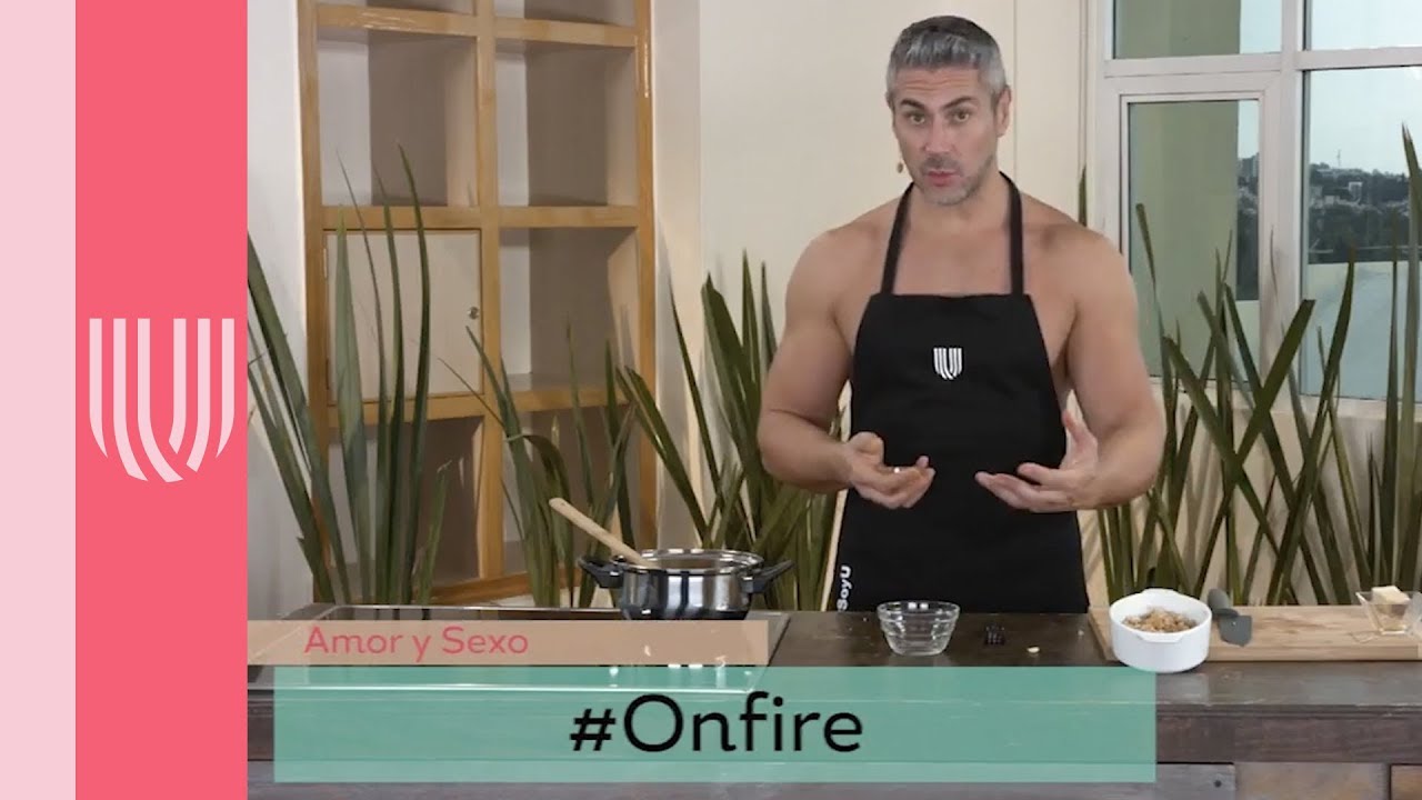 Fungió como "Hot chef" en el programa Ponte fit de Unicable (Foto: Captura de pantalla)