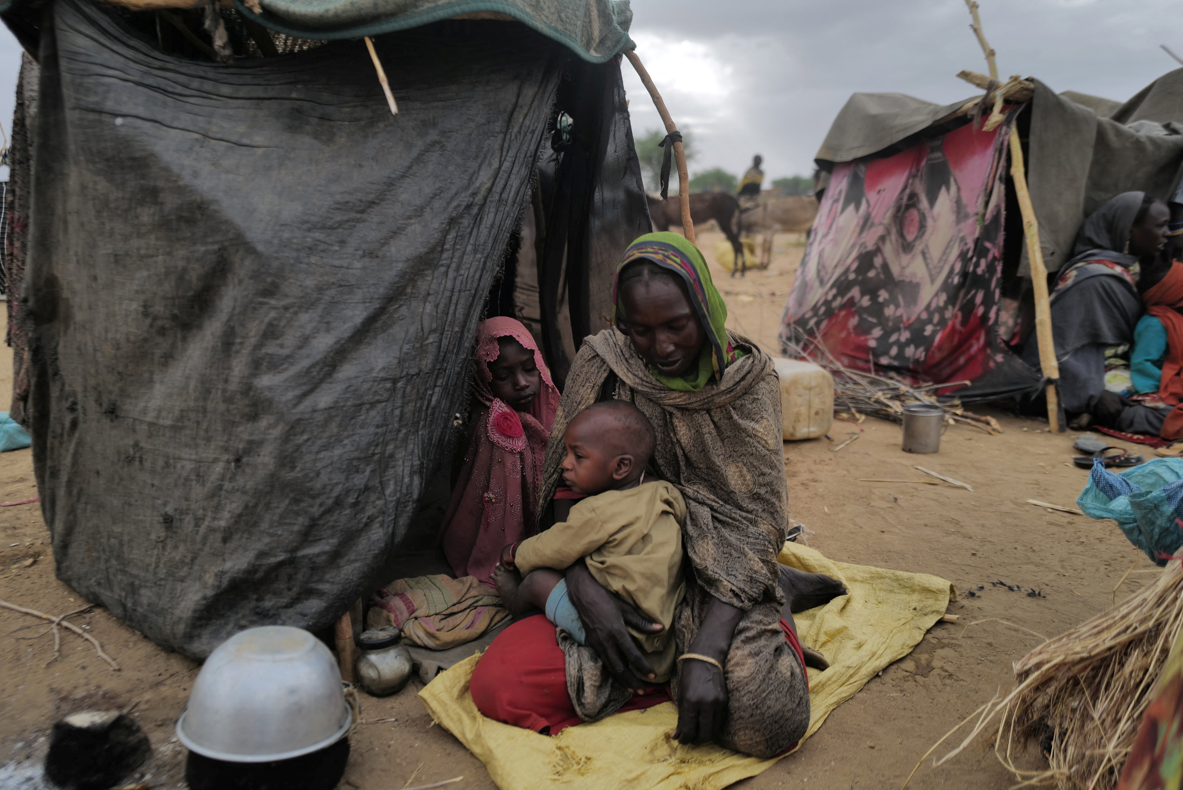Una mujer sudanesa refugiada en Darfur (REUTERS/Zohra Bensemra)