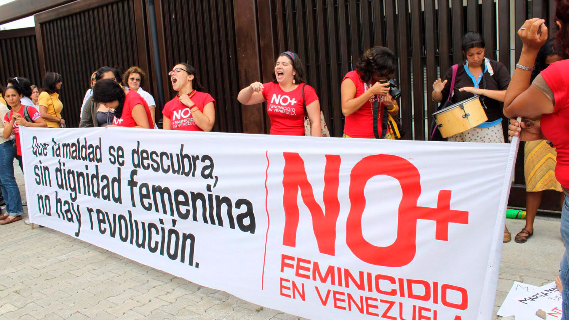Una protesta contra los femicidios en Venezuela (Archivo)