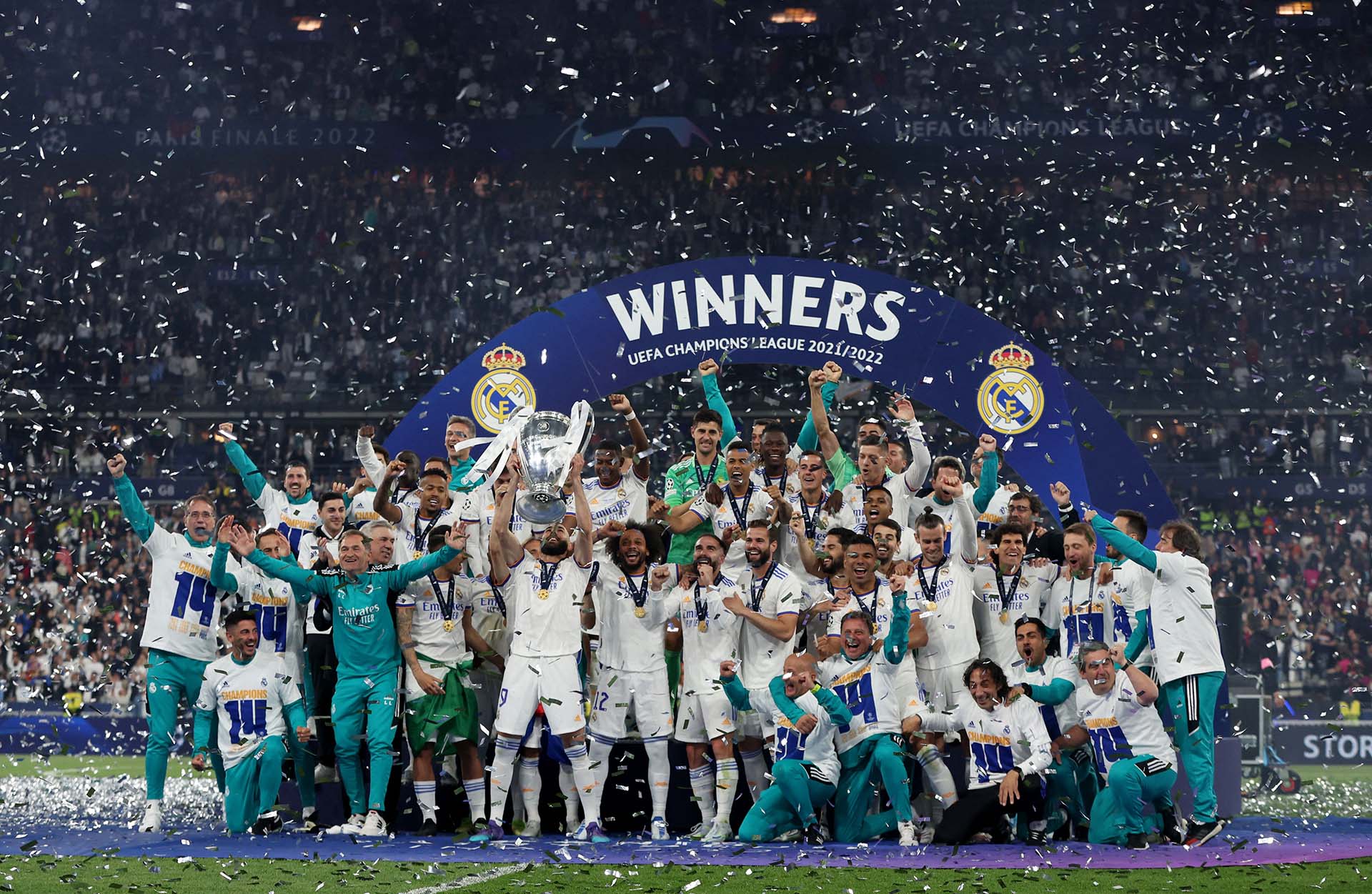 Luego de vencer al Liverpool 1-0 el Real Madrid obtuvo su 14° título de la EUFA Champions League, el trofeo más importante de Europa. 