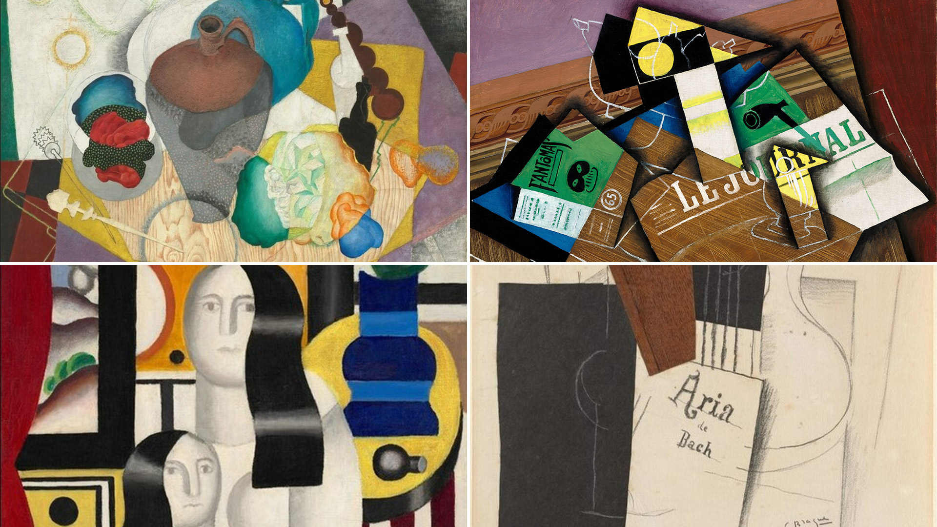 La belleza de la semana: cuatro obras que muestran el cubismo en su momento más libre 