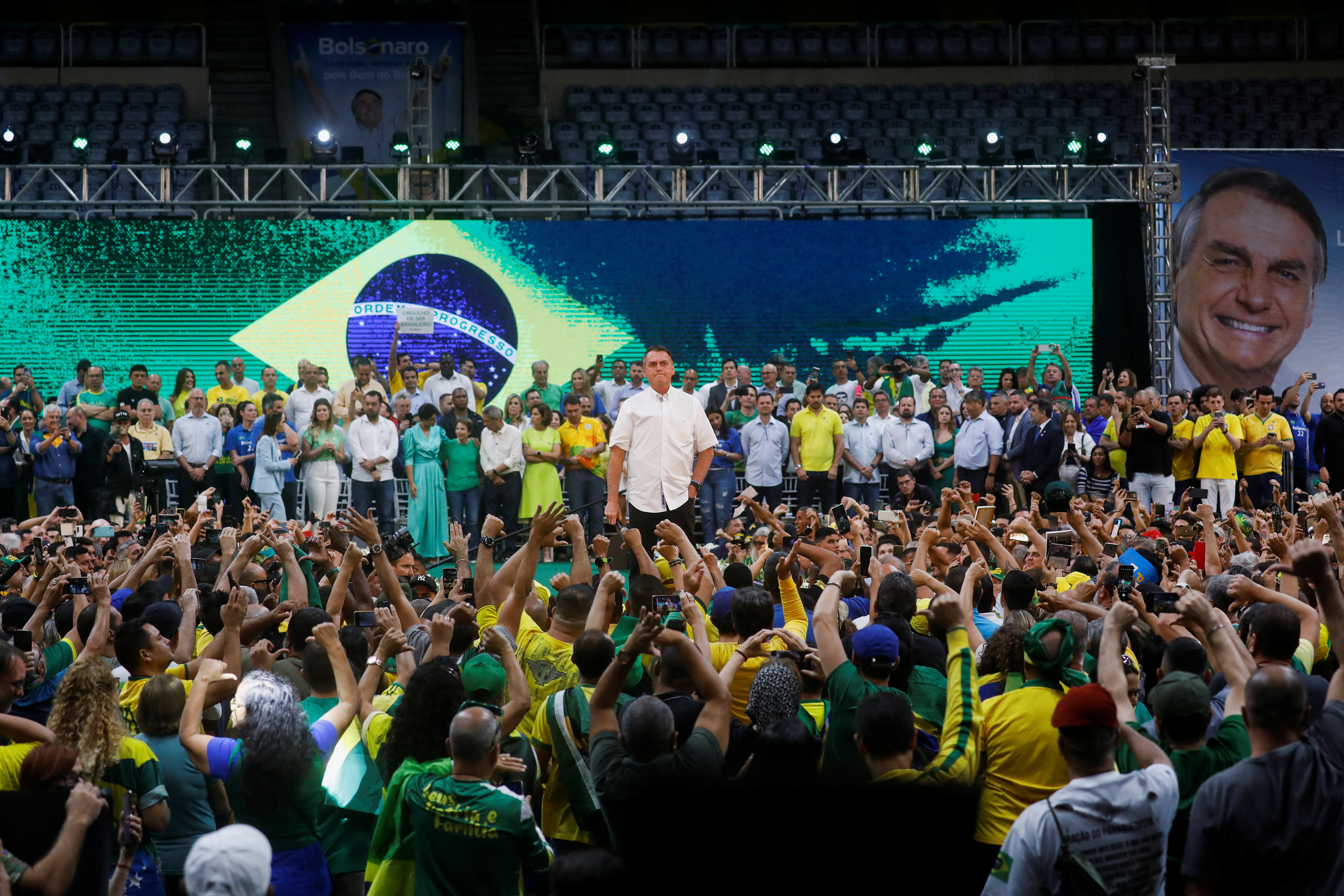 Según los organizadores, asistieron al evento 12 mil personas  (REUTERS/Ricardo Moraes)