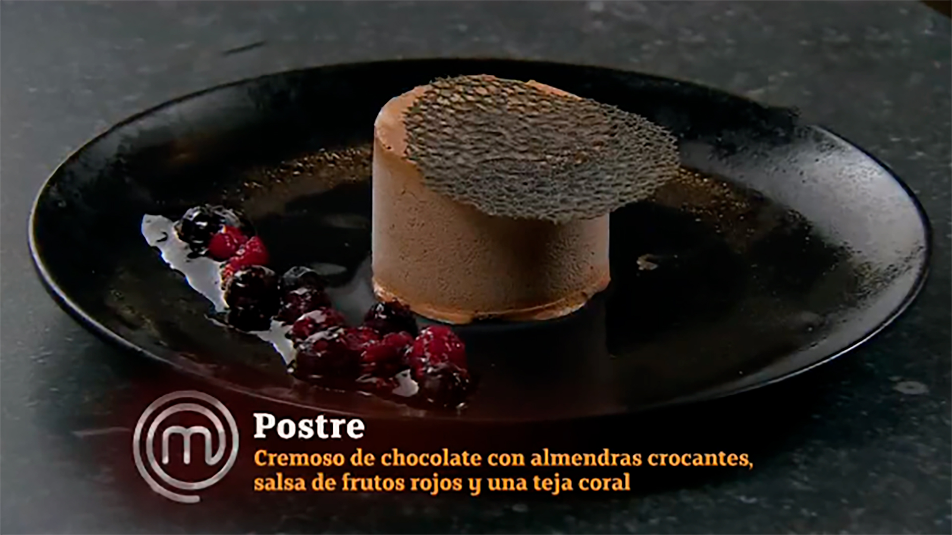 The dessert that Mica Viciconte presented during the Masterchef Celebrity 3 finale