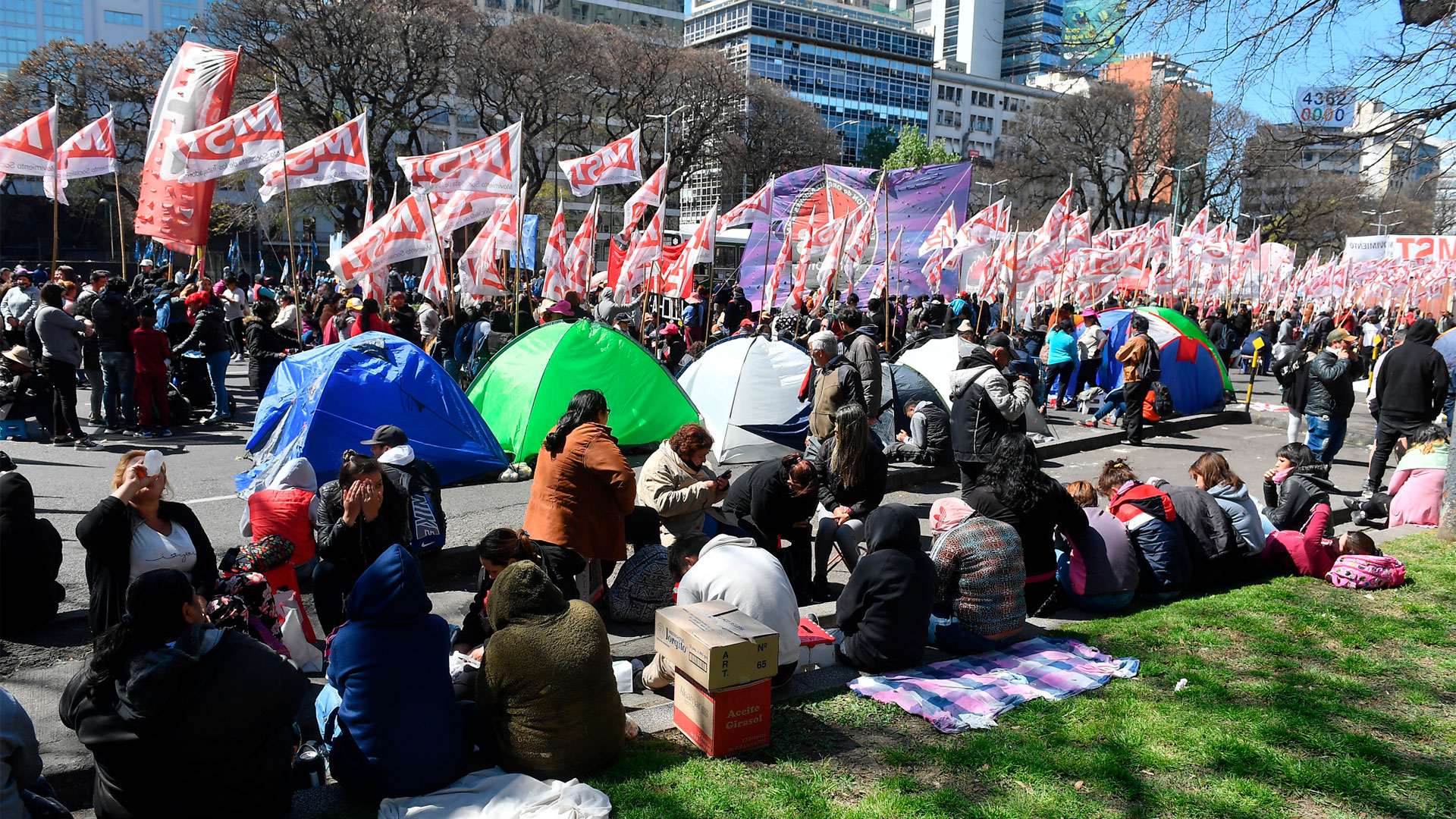 Los manifestantes aseguran que esta nueva jornada de lucha es consecuencia de la falta de respuestas del Gobierno