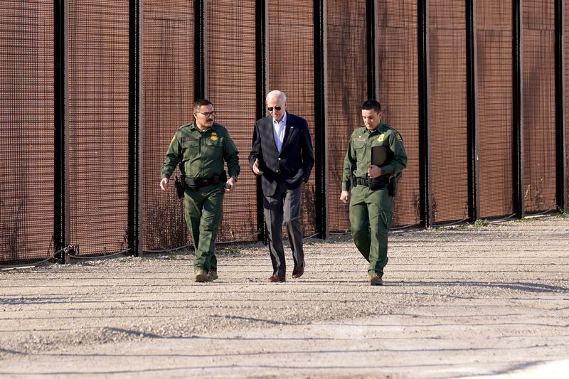 Biden hizo un llamado a frenar el fentanilo en la frontera (REUTERS/Kevin Lamarque)