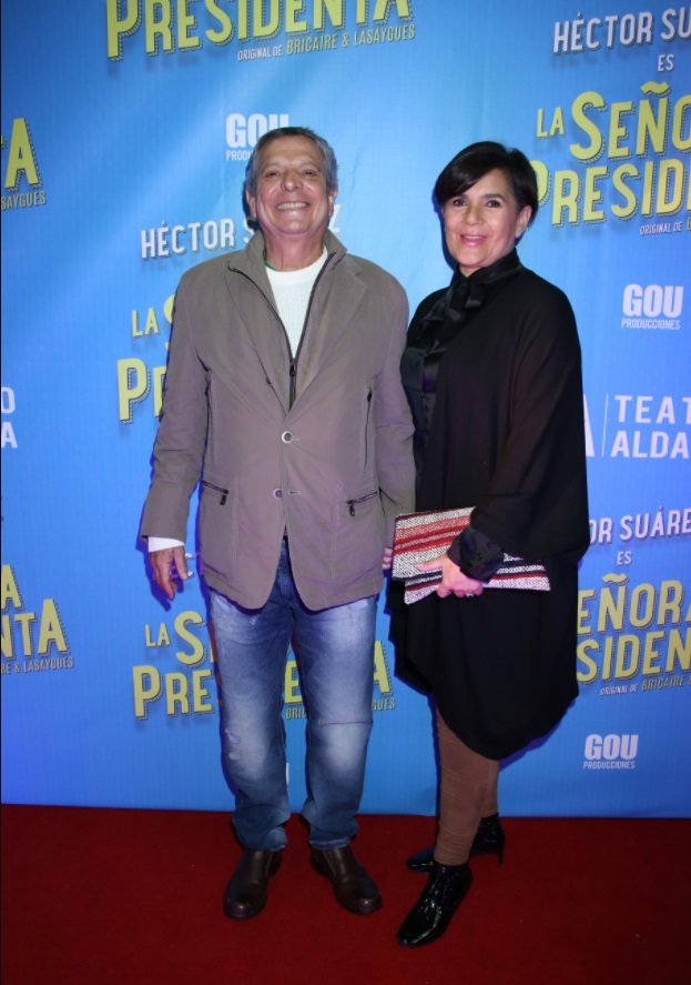 César Bono y Paty Castro, quien ahora informó del estado de salud del histrión (Foto: RevistaQ.mx)