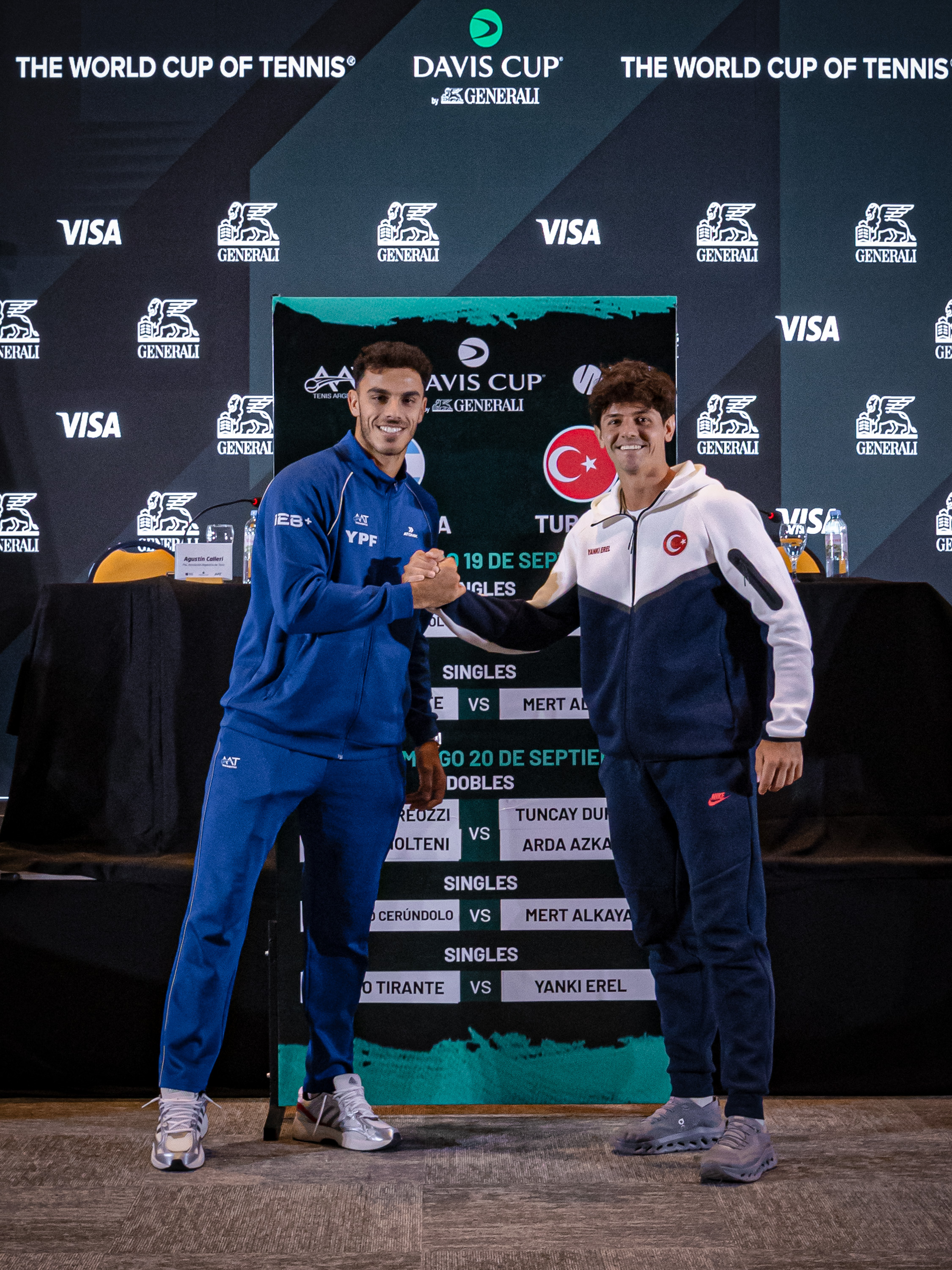 Copa Davis: Francisco Cer&uacute;ndolo abrir&aacute; la serie ante Turqu&iacute;a y Thiago Tirante jugar&aacute; el segundo punto