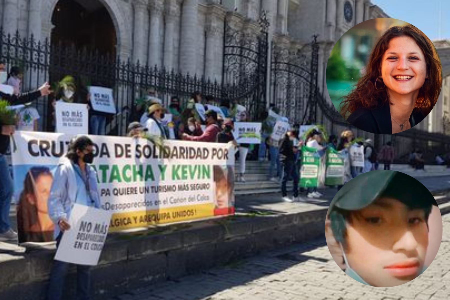 Arequipa: Piden no abandonar búsqueda de Natacha de Crombrugghe y Kevin Ramos en el Valle del Colca