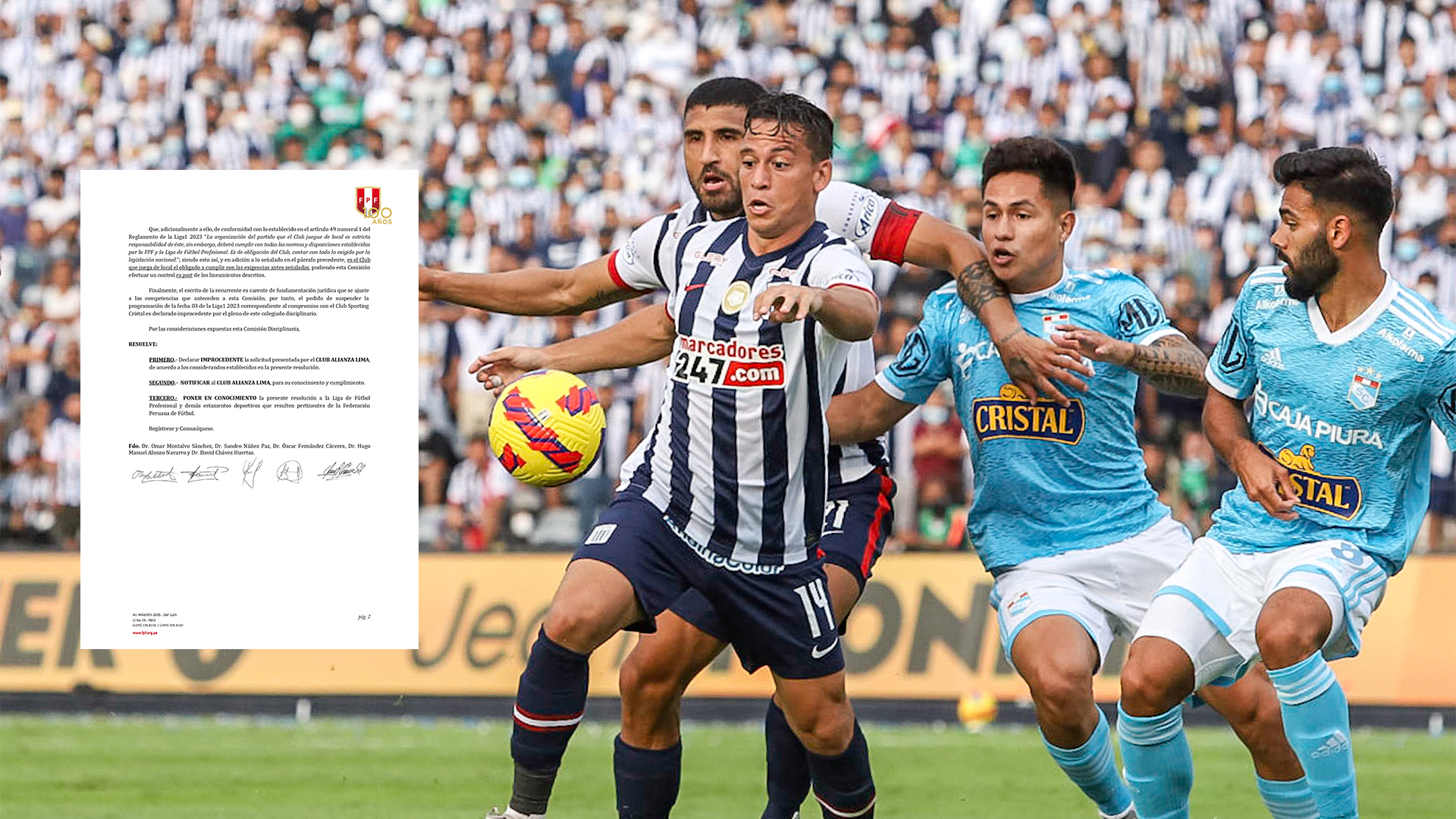 Alianza Lima buscó evitar primer Walk Over en su contra. (Liga 1)