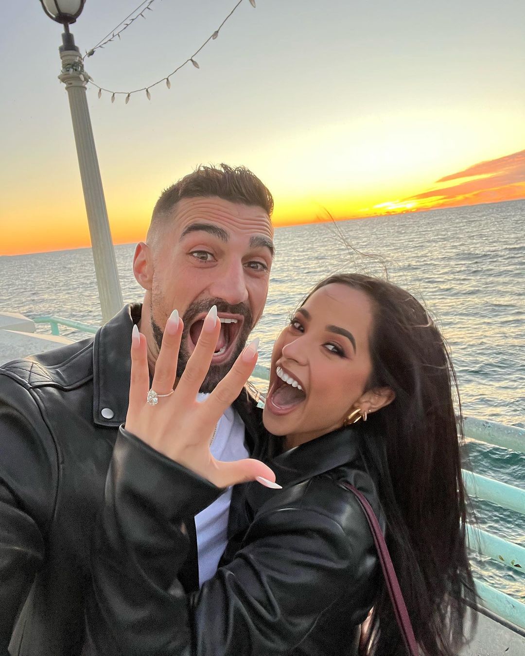 Becky G y Sebastian Lletget se comprometieron a finales de 2022 en Estados Unidos Foto: Instagram @iambeckyg