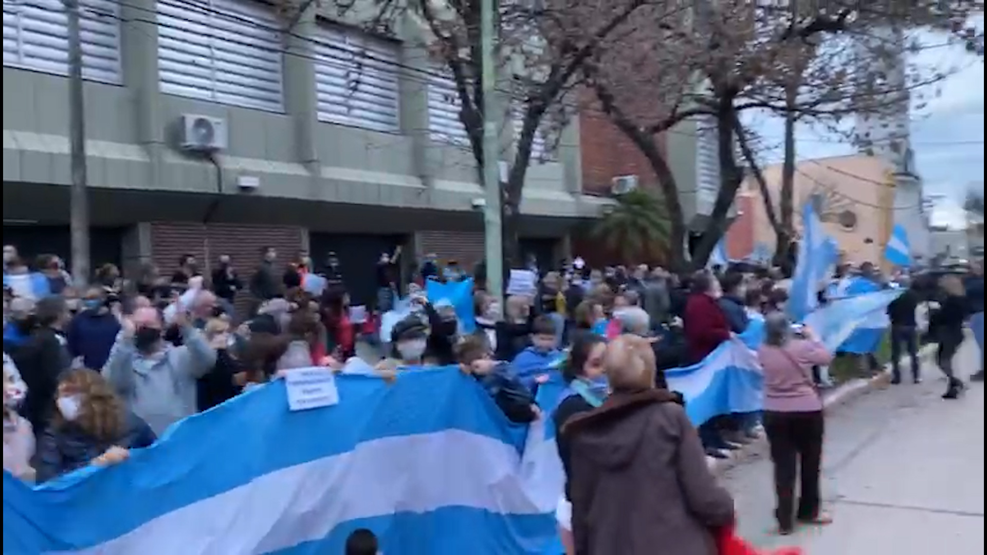 Manifestaciones en Avellaneda
