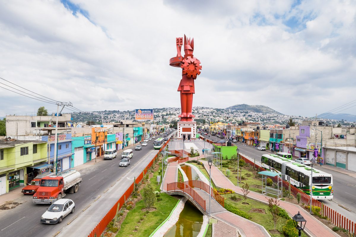 El Guerrero Chimalli es un monumento característico del municipio de Chimalhuacán (Foto: MXCity/Guía Insider)