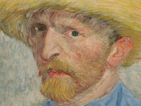 Autorretrato de Vincent Van Gogh.