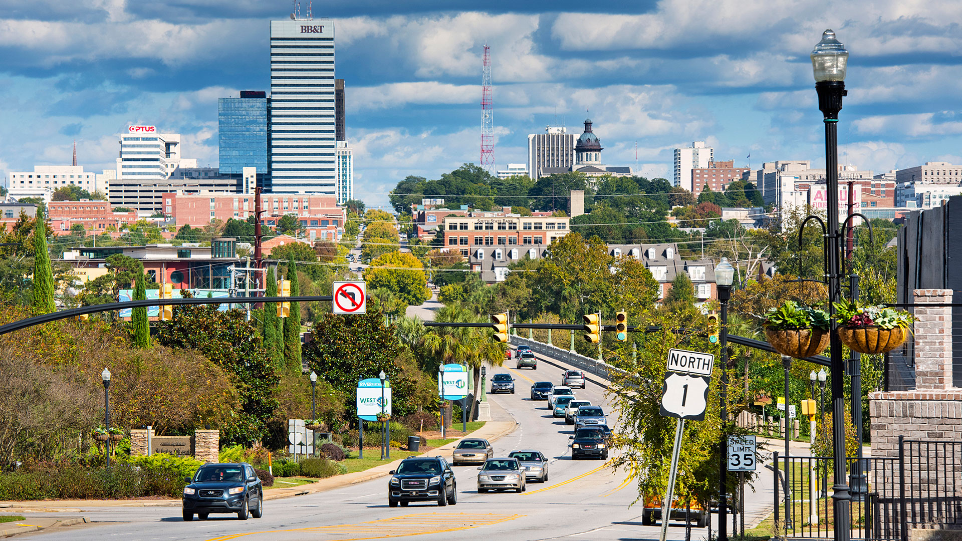 Panoramic photo of Columbia, South Carolina