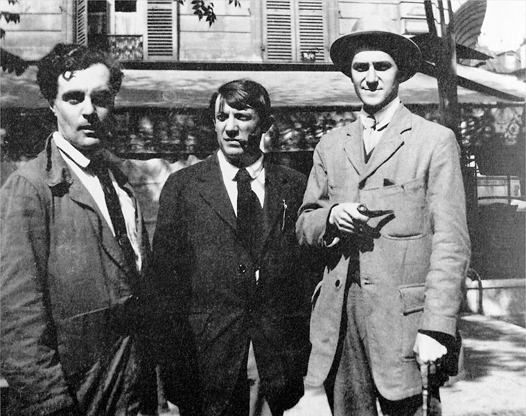 Modigliani, Picasso y André Salmon en la París de principios del siglo pasado 