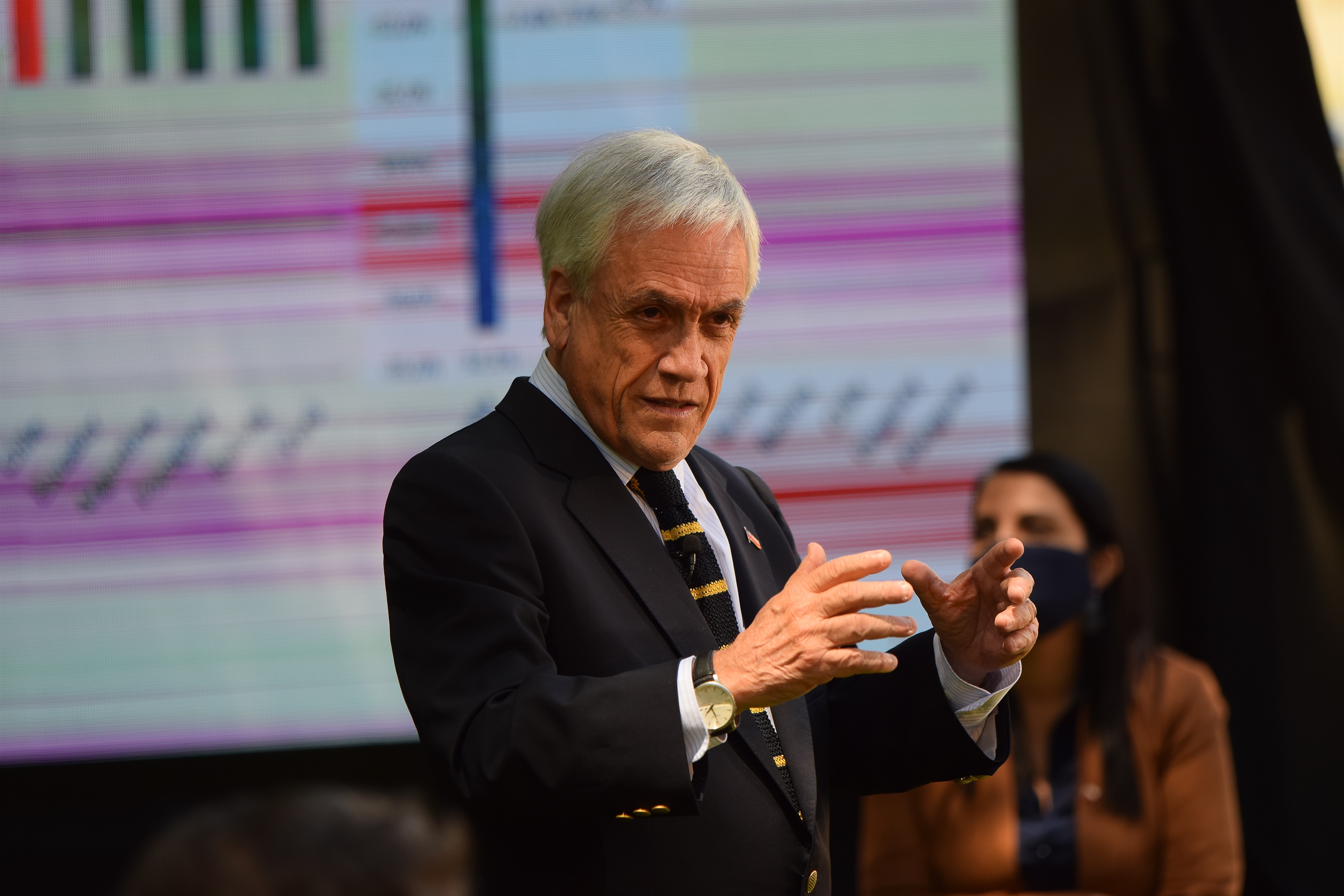 El presidente de Chile, Sebastián Piñera, ha sugerido que su homólogo de Estados Unidos, Donald Trump, debería "perder con hidalguía" y reconocer la victoria de su rival, Joe Biden, en las elecciones presidenciales del 3 de noviembre (AGENCIAUNO / PABLO OVALLE ISASMENDI)
