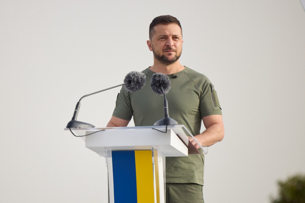 Día de la BANDERA Nacional de Ucrania - Volodimir Zelensky