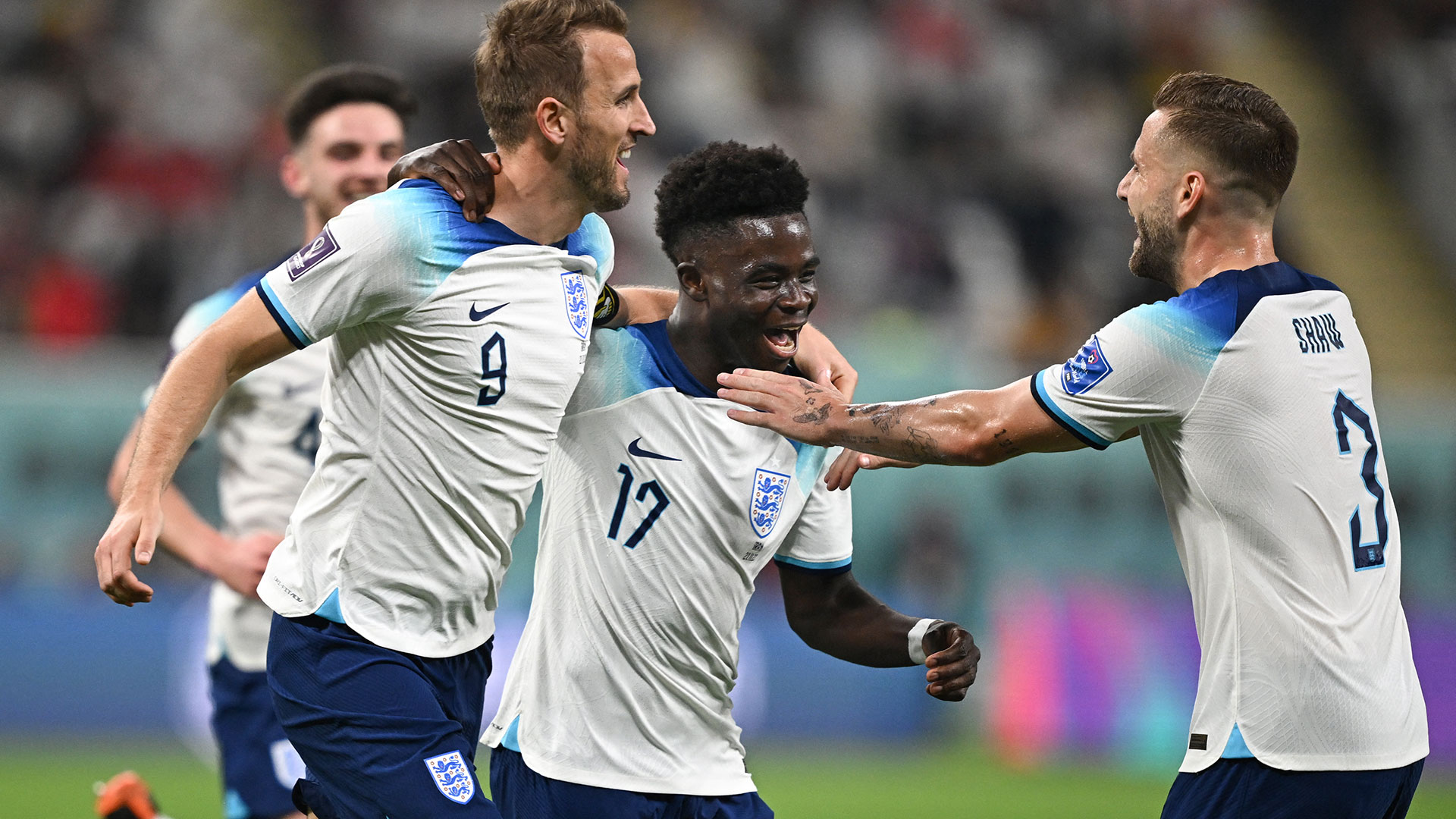 Inglaterra goleó en su debut (AFP)
