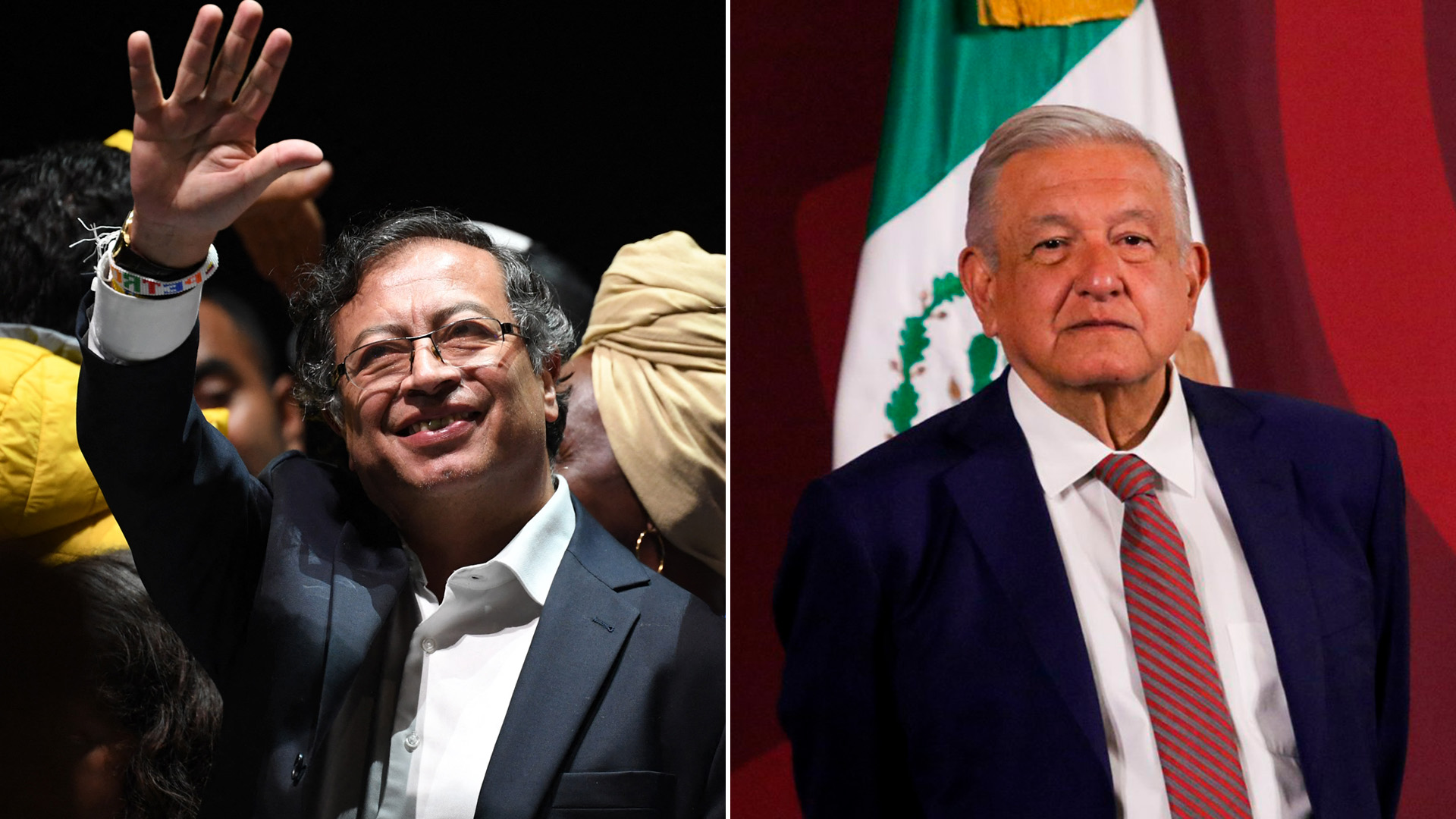 “Es un gran presidente”: López Obrador muestra su apoyo a Petro tras protestas