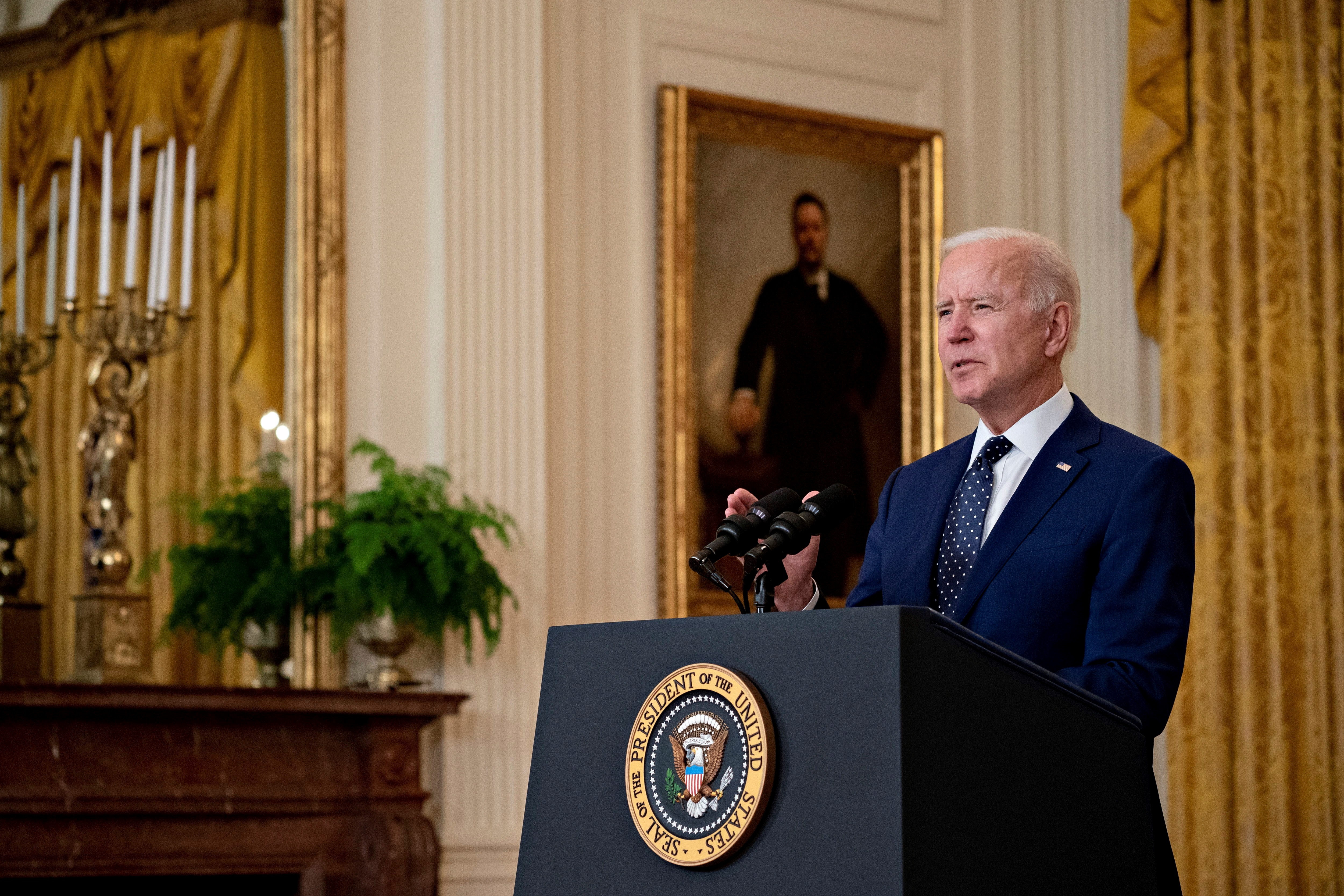 El presidente estadounidense, Joe Biden. EFE/Andrew Harrer
