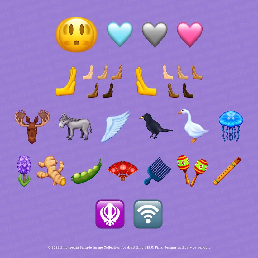 Los nuevos emojis tendrá nuevos colores para los corazones e instrumentos musicales como la flauta que las personas podrán utilizar en sus conversaciones.