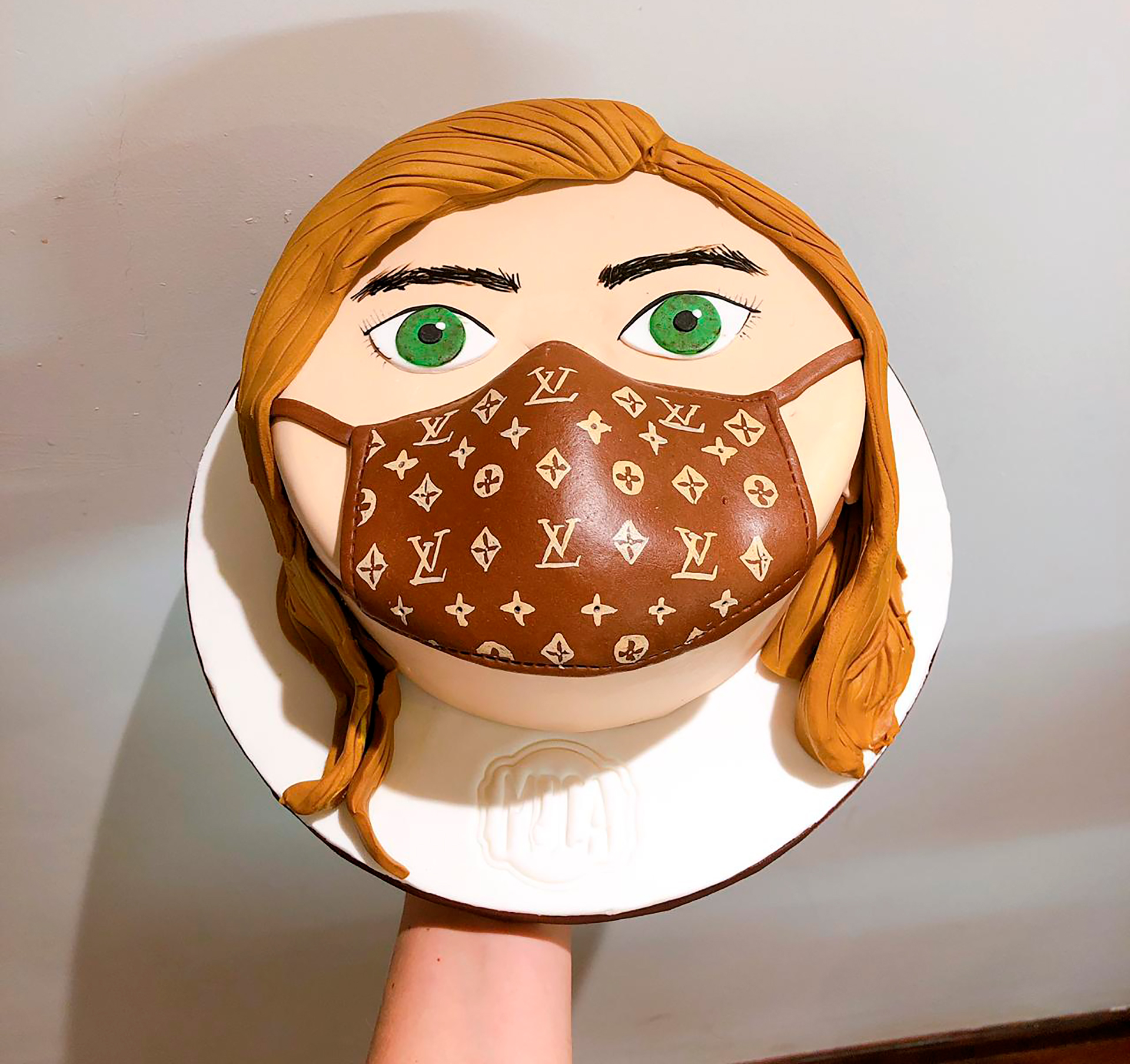 La torta con barbijo by Moca Bakery (Fotos: @mocabycatamoroni)