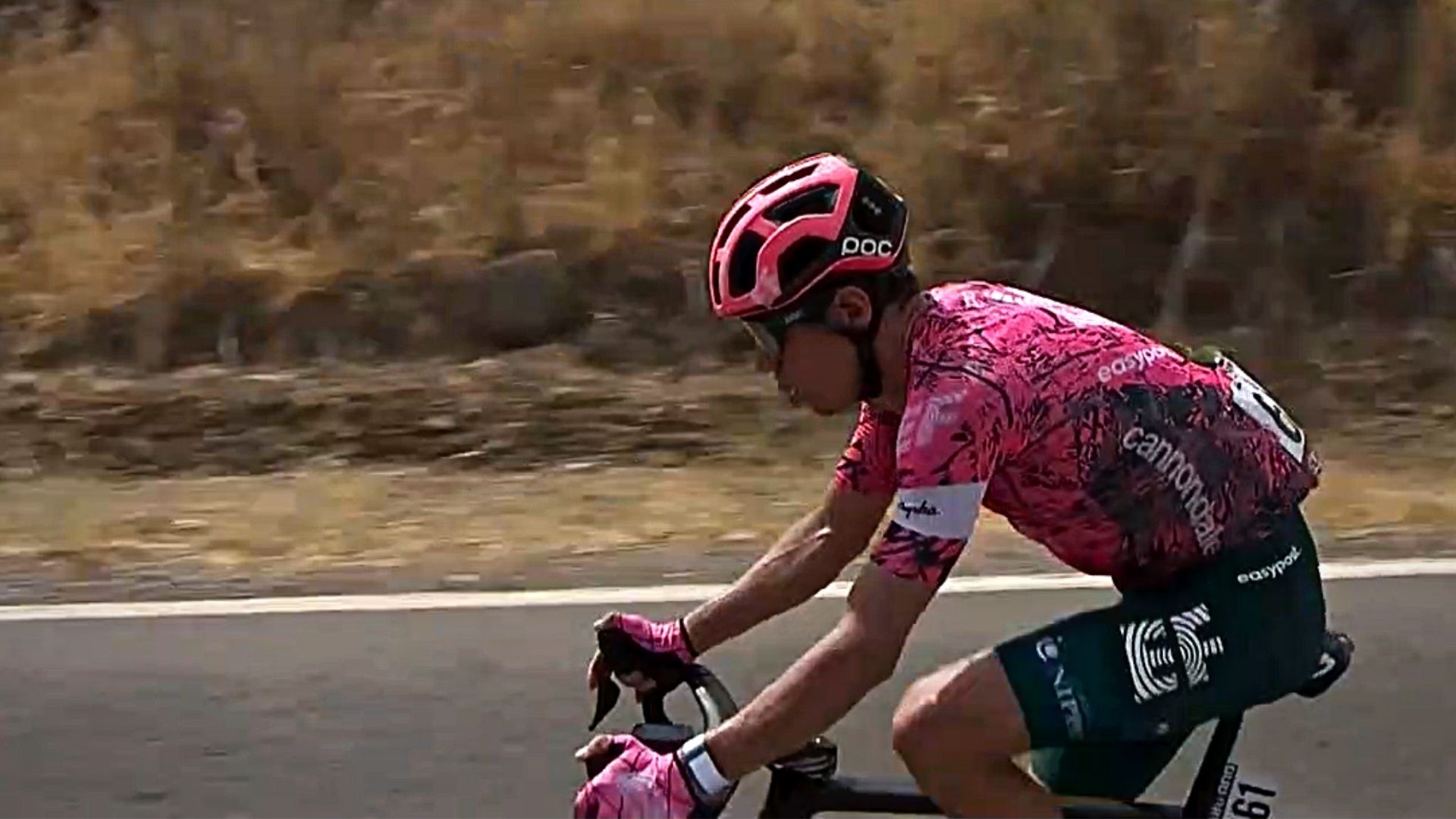 El colombiano se impuso en la etapa 17 de la Vuelta a España. Foto: Captura de pantalla - La Vuelta