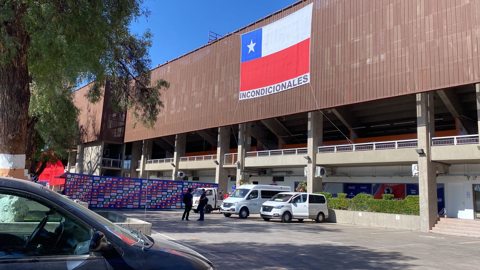 Estadio Zorros del Desierto, Calama, donde se enfrentarán las selecciones de Chile y Argentina