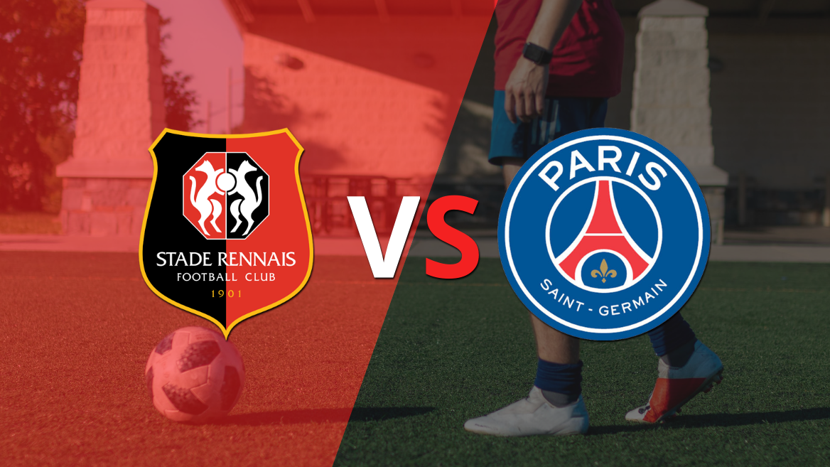 Con dos goles, Stade Rennes se impuso a PSG en el estadio Roazhon Park