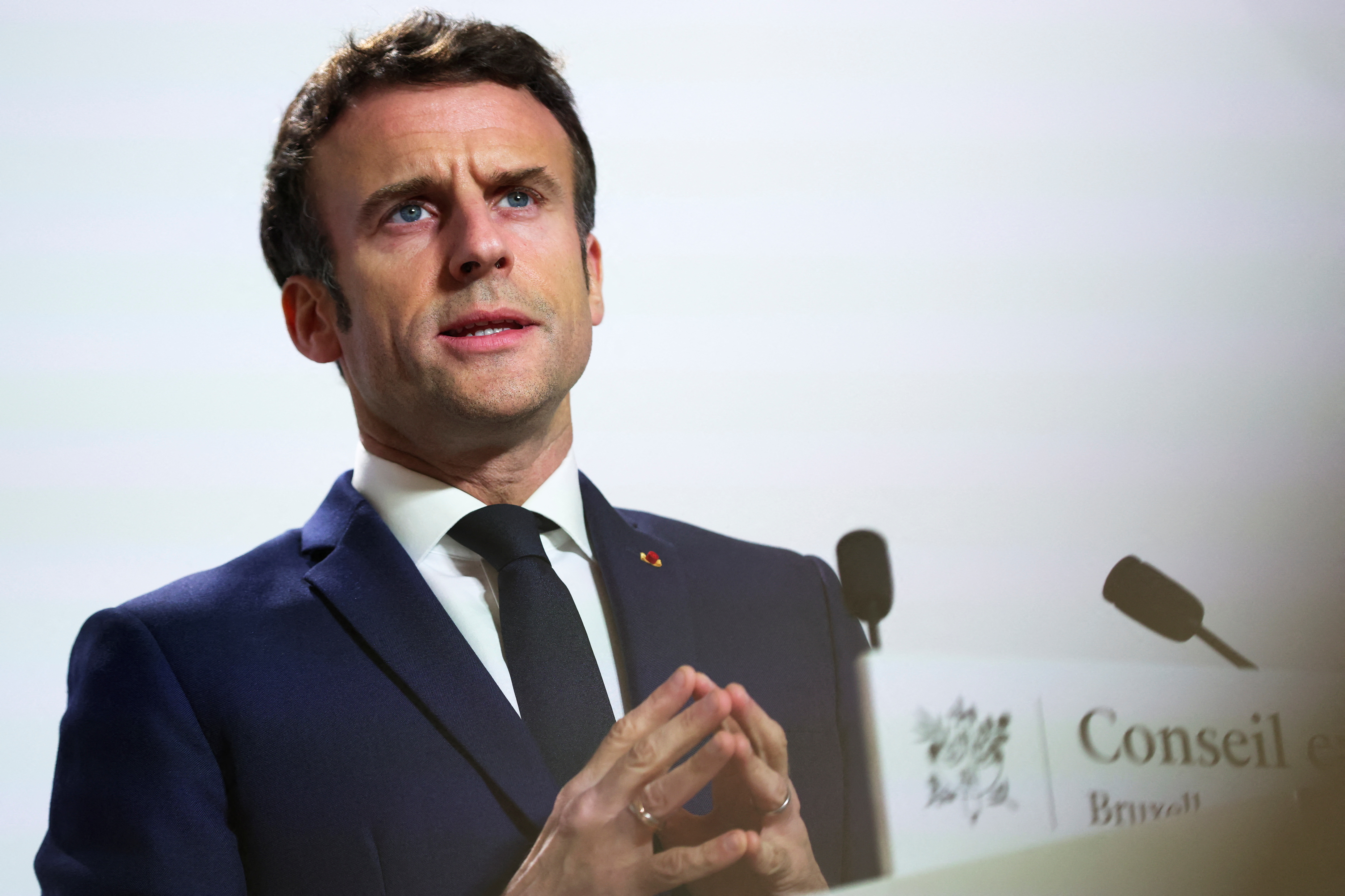Presidente francés Emmanuel Macron (REUTERS/Johanna Geron)