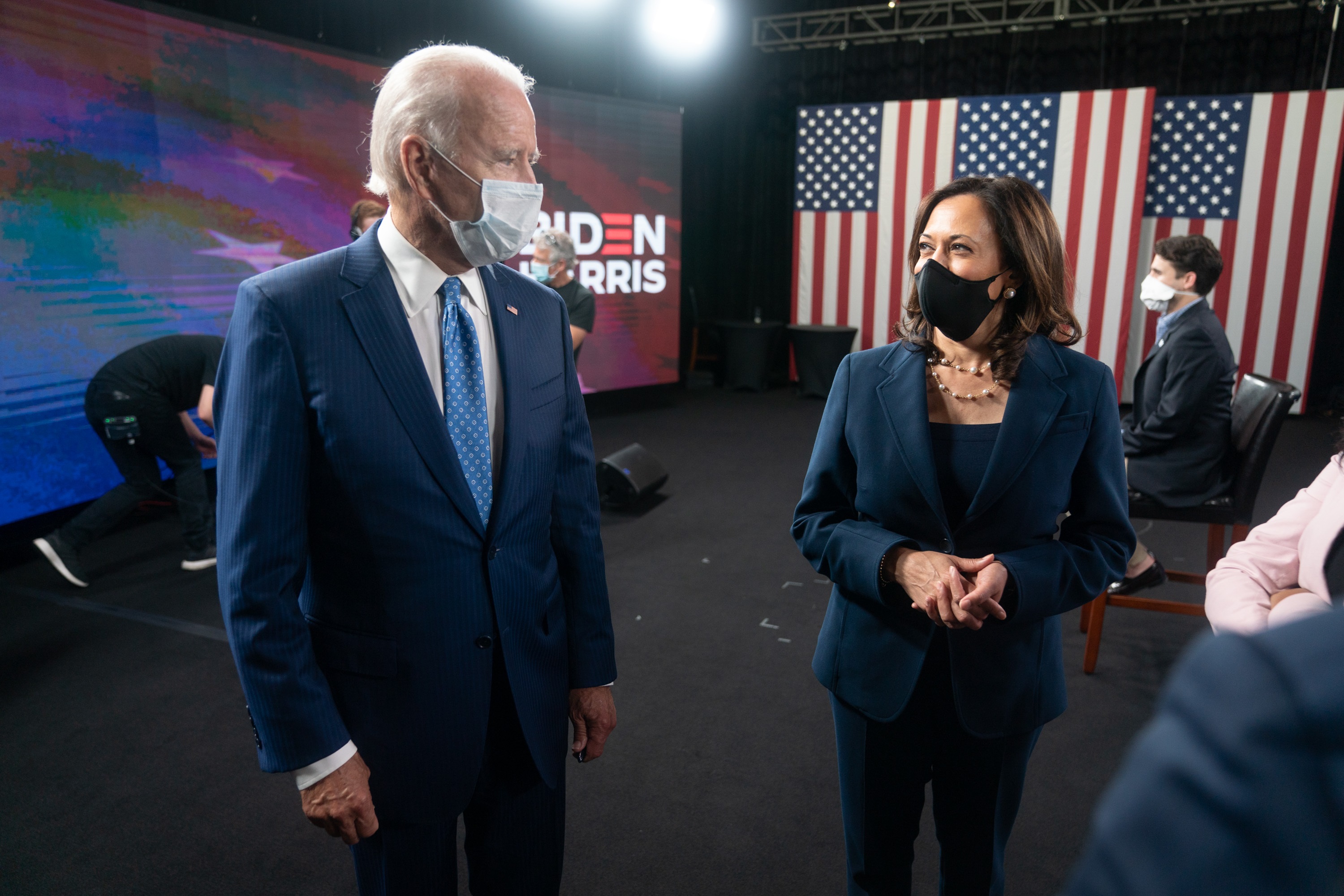 Joe Biden y su candidata a vicepresidente de EEUU, Kamala Harris (LAWRENCE JACKSON/BIDEN FOR PRESIDENT / ZUMA PRESS) 

