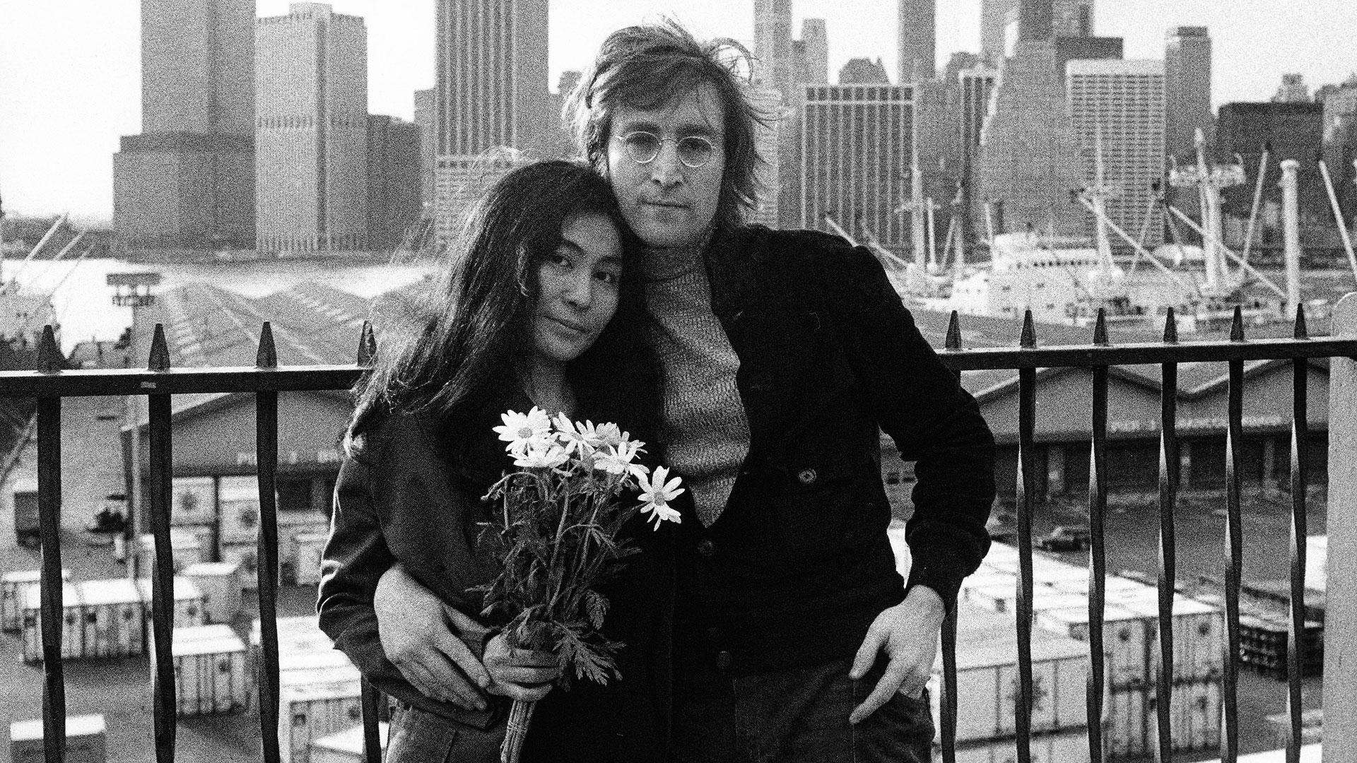 Un fotograma de un documental sobre la vida de Lennon y de Ono en Nueva York (EFE/PBS)
