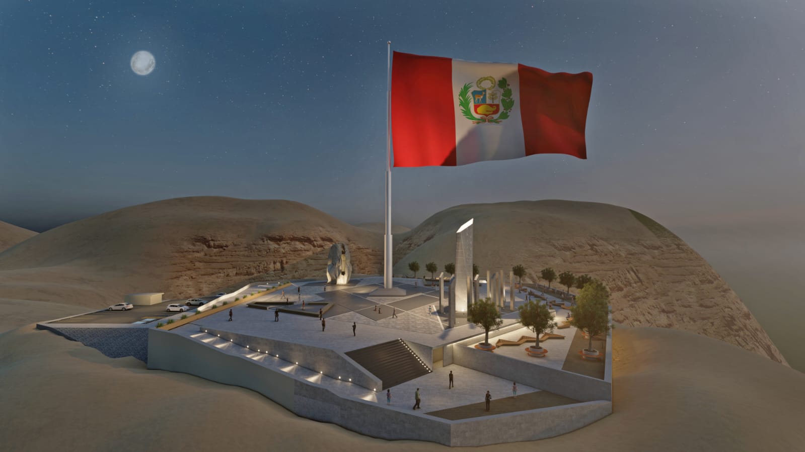 Tacna tendrá el mirador turístico con la bandera más grande del Perú: descubre el impresionante proyecto