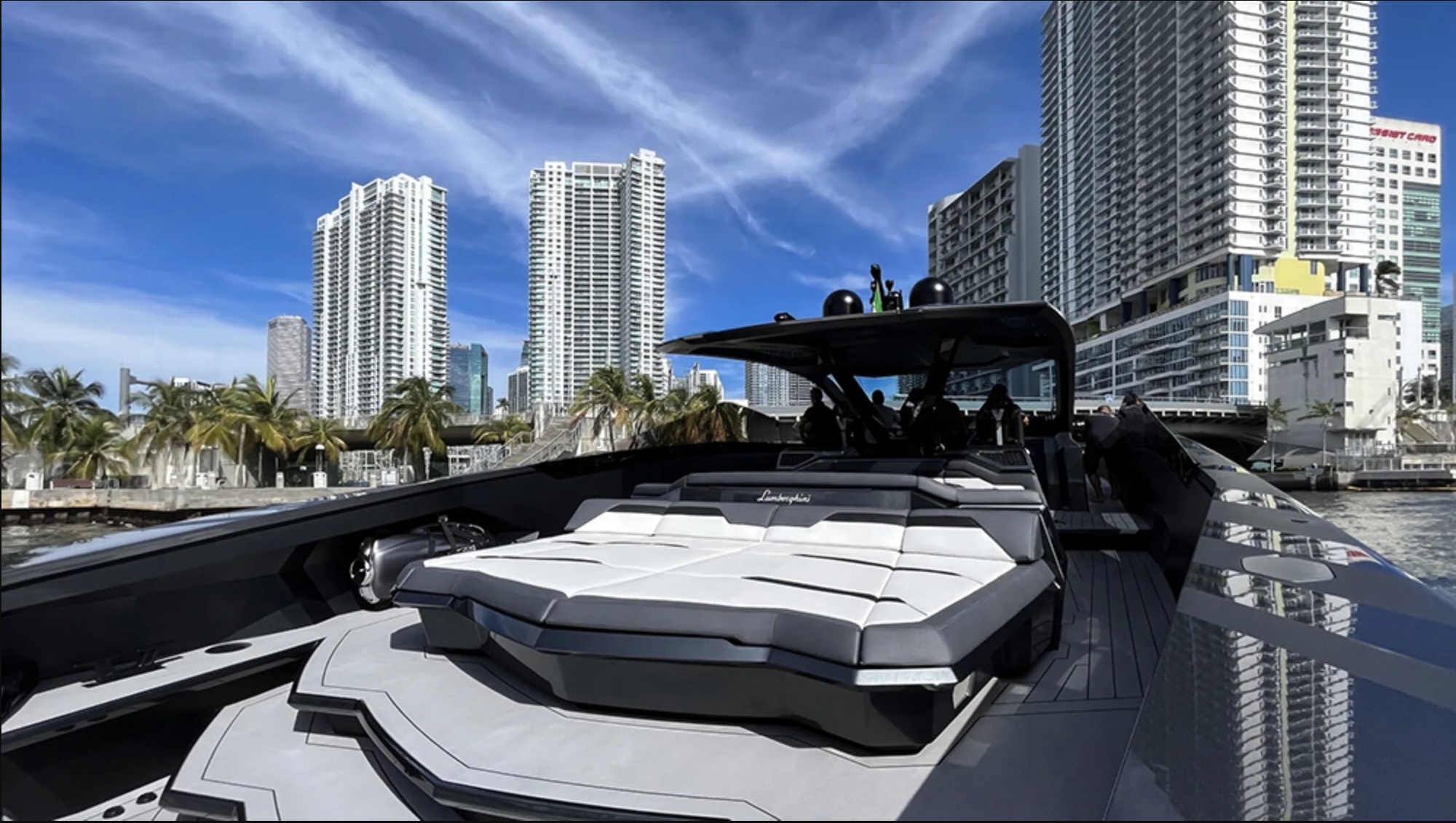 Miami fue el primer destino norteamericano para el Lamborghini 63. (The Italian Sea Group)