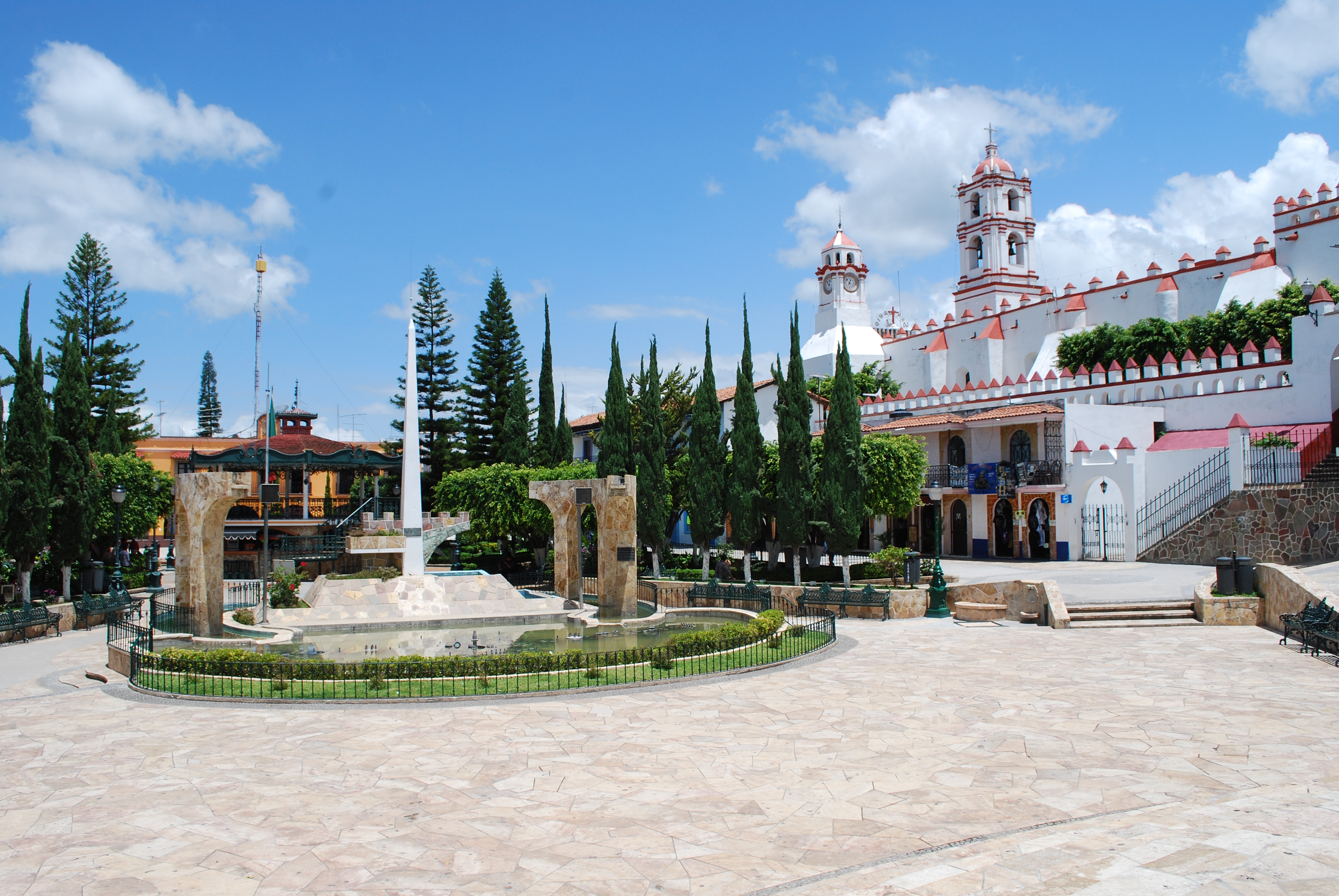 Square of Metepec, State of Mexico.  Photo: Wikipedia WEB Archive