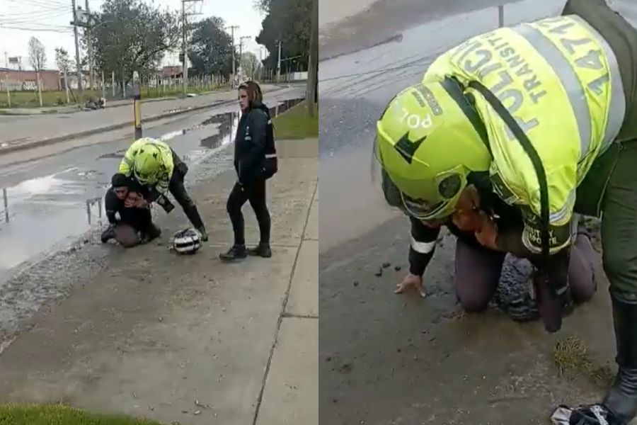 Policía Fue Grabado Mientras Ahorcaba A Un Conductor Del Sitp Qué Fue