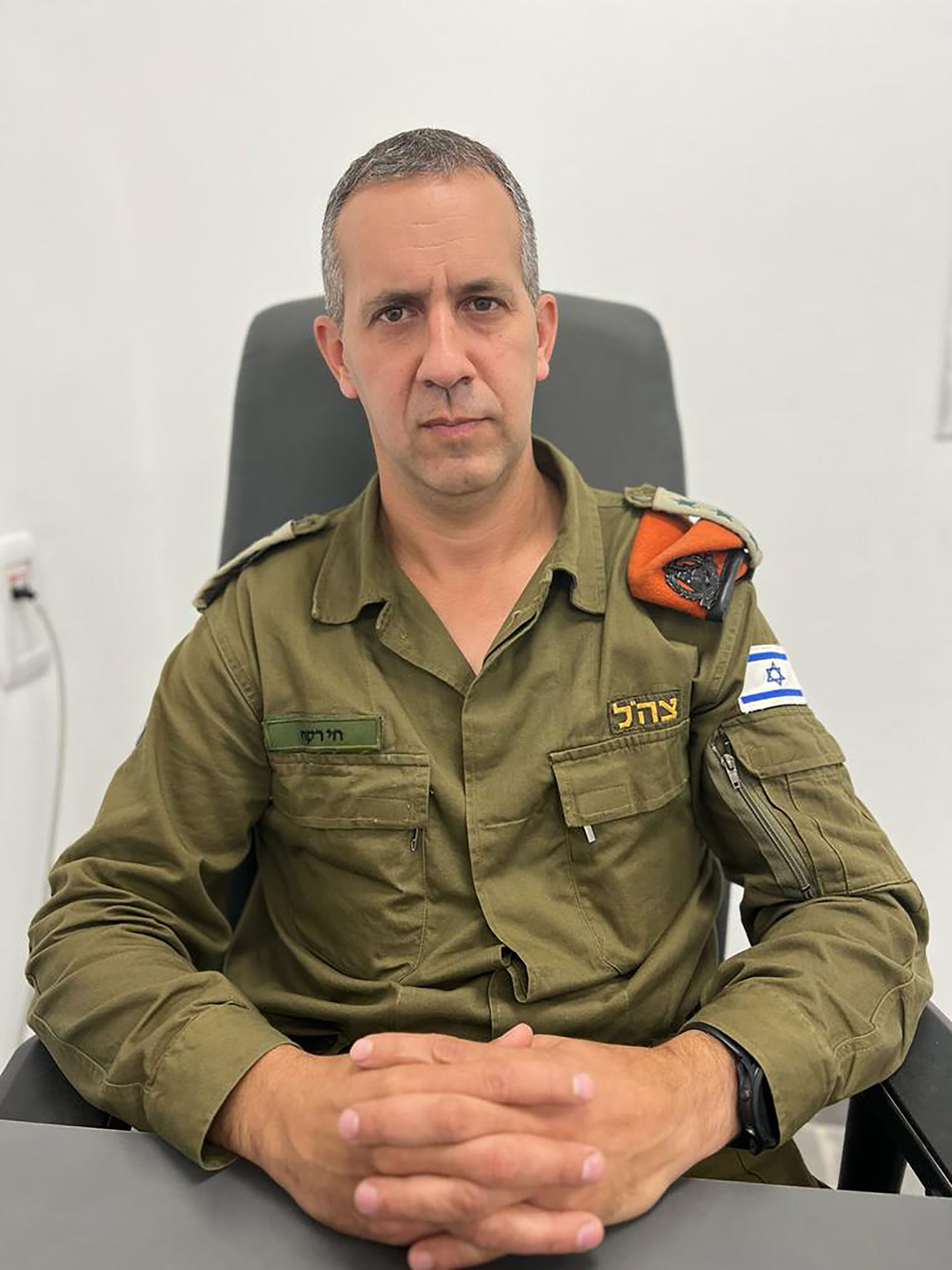 Hai Rekah, es oficial comandante del distrito Dan en el mando civil de las Fuerzas de Defensa de Israel