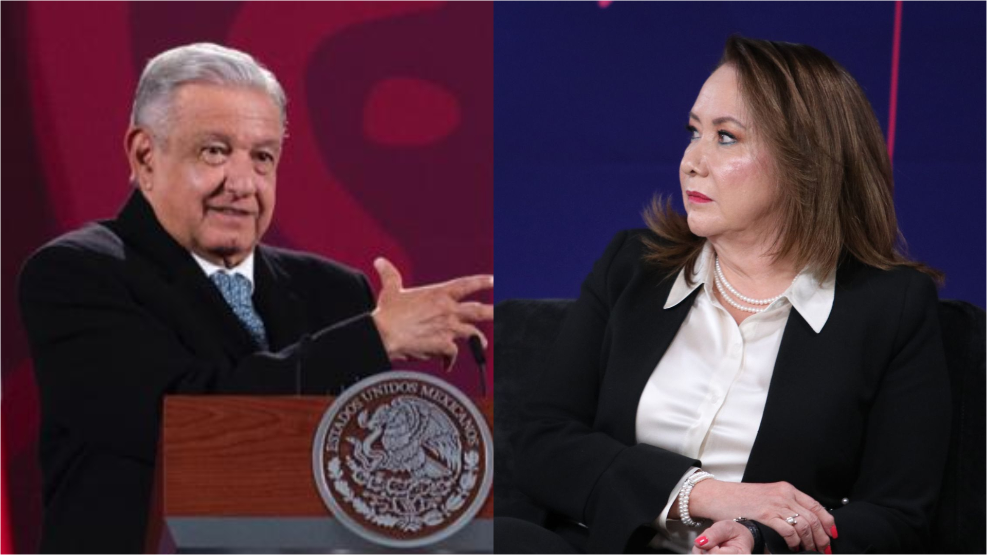 El presidente "lamentó" la embestida de la oposición a la ministra. (Presidencia y Andrea Murcia Monsivais / Cuartoscuro.com)