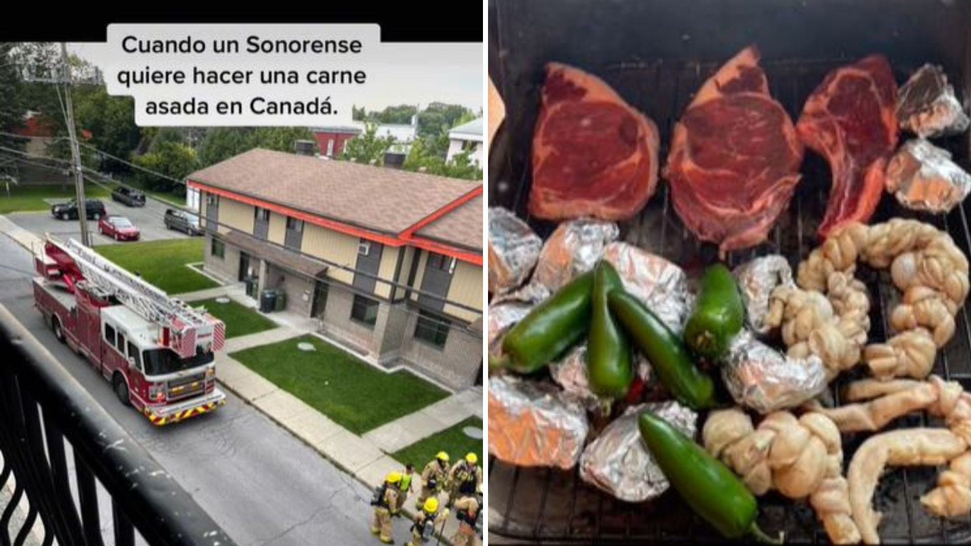 VIRAL: mexicano hizo carne asada en Canadá, minutos después sus vecinos  llamaron a los bomberos - Infobae