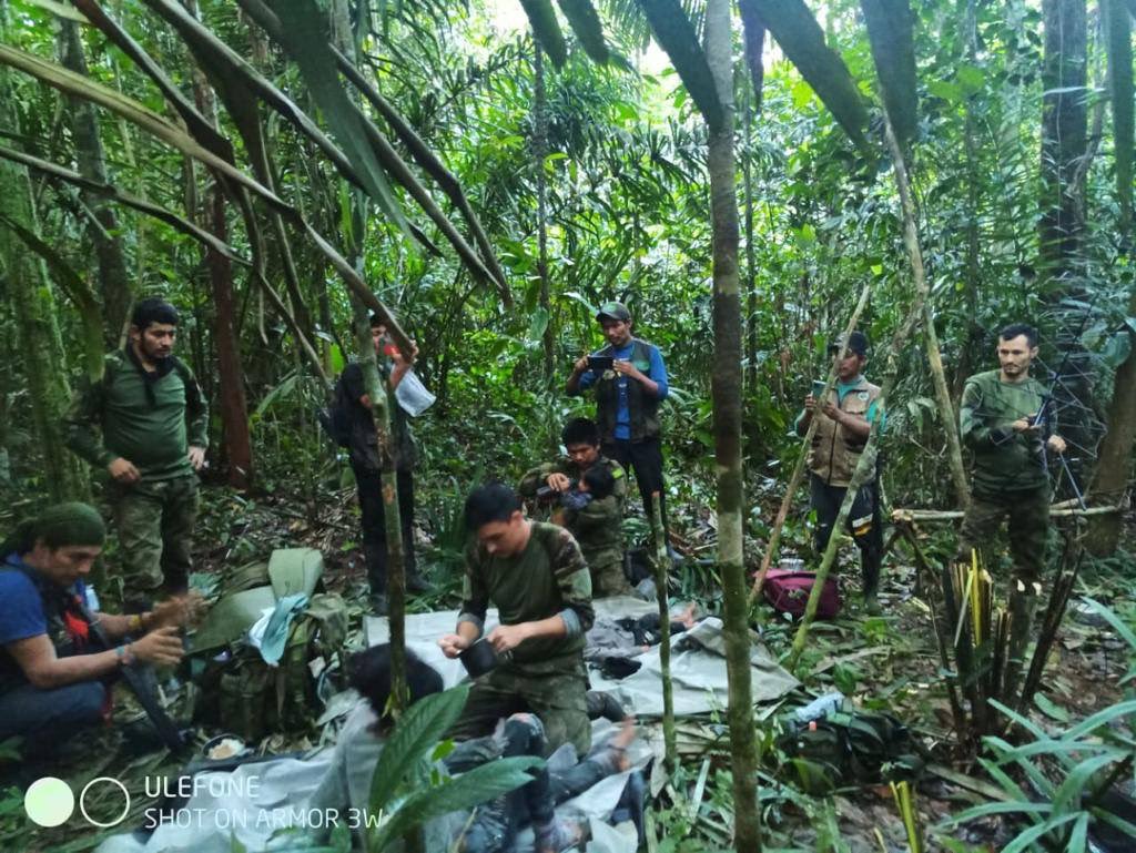 Milagro en Guaviare: aparecieron con vida los niños perdidos en la selva después de 40 días