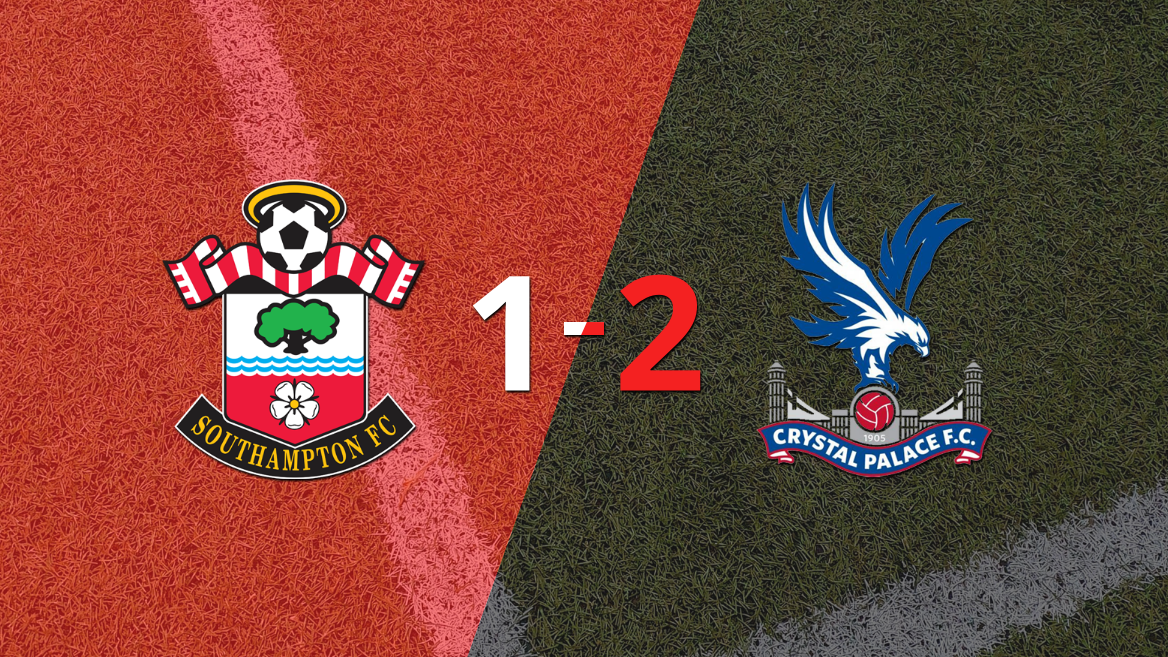 A Crystal Palace le alcanzó con un gol para vencer por 2 a 1 a Southampton