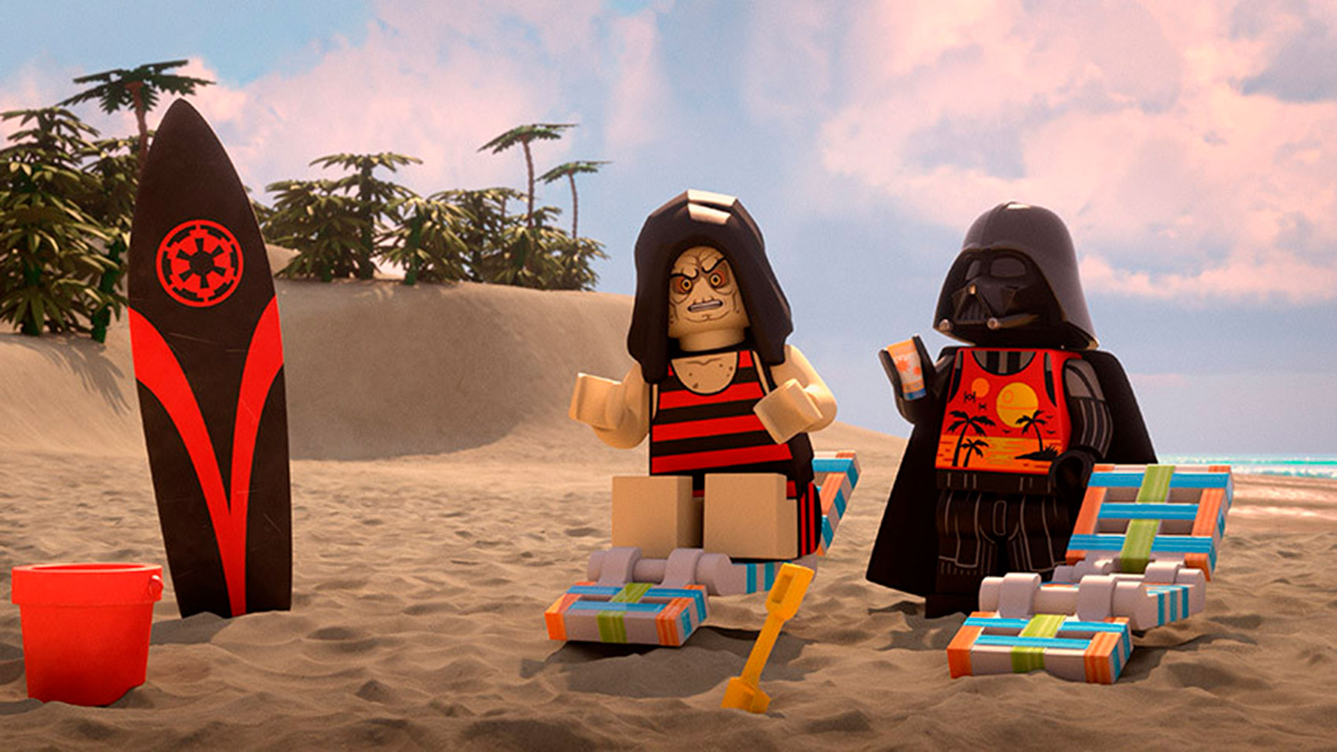 "Lego Star Wars: vacaciones de verano" tiene lugar poco después de los acontecimientos de "Star Wars: El Ascenso de Skywalker".  (Disney Plus)