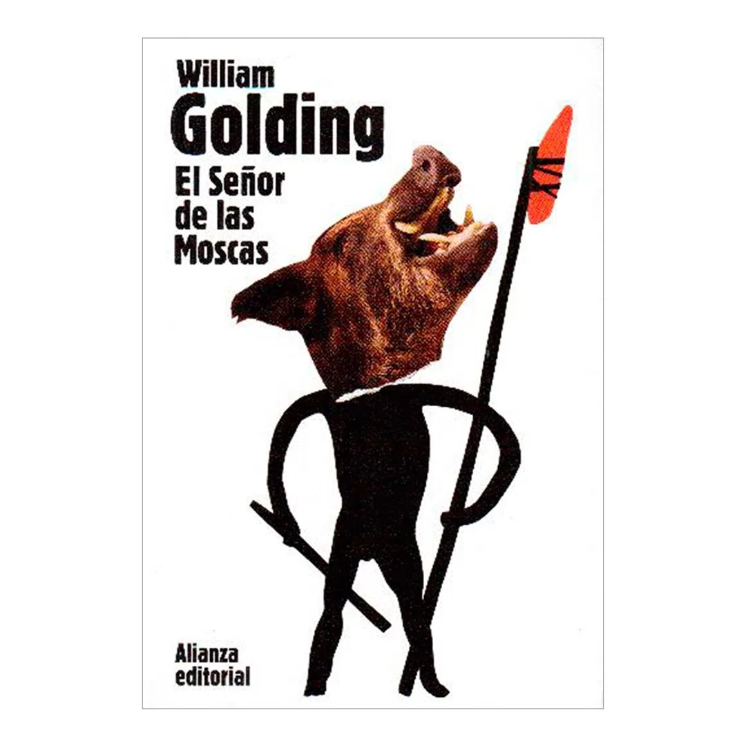 Portada de El Señor de las Moscas, William Golding, 1974