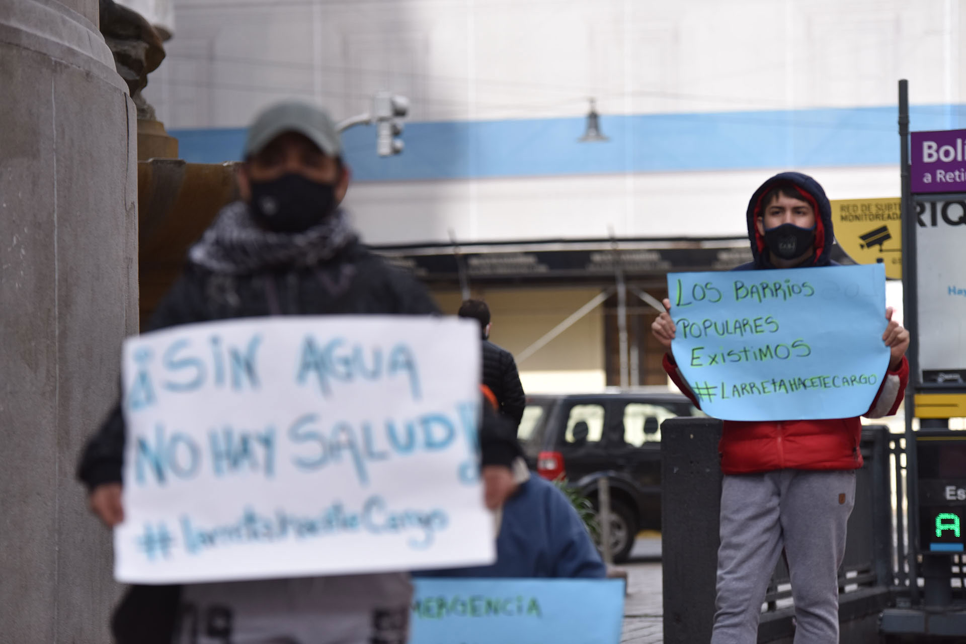 Entre los pedidos que realizaron estuvo el acceso al agua potable