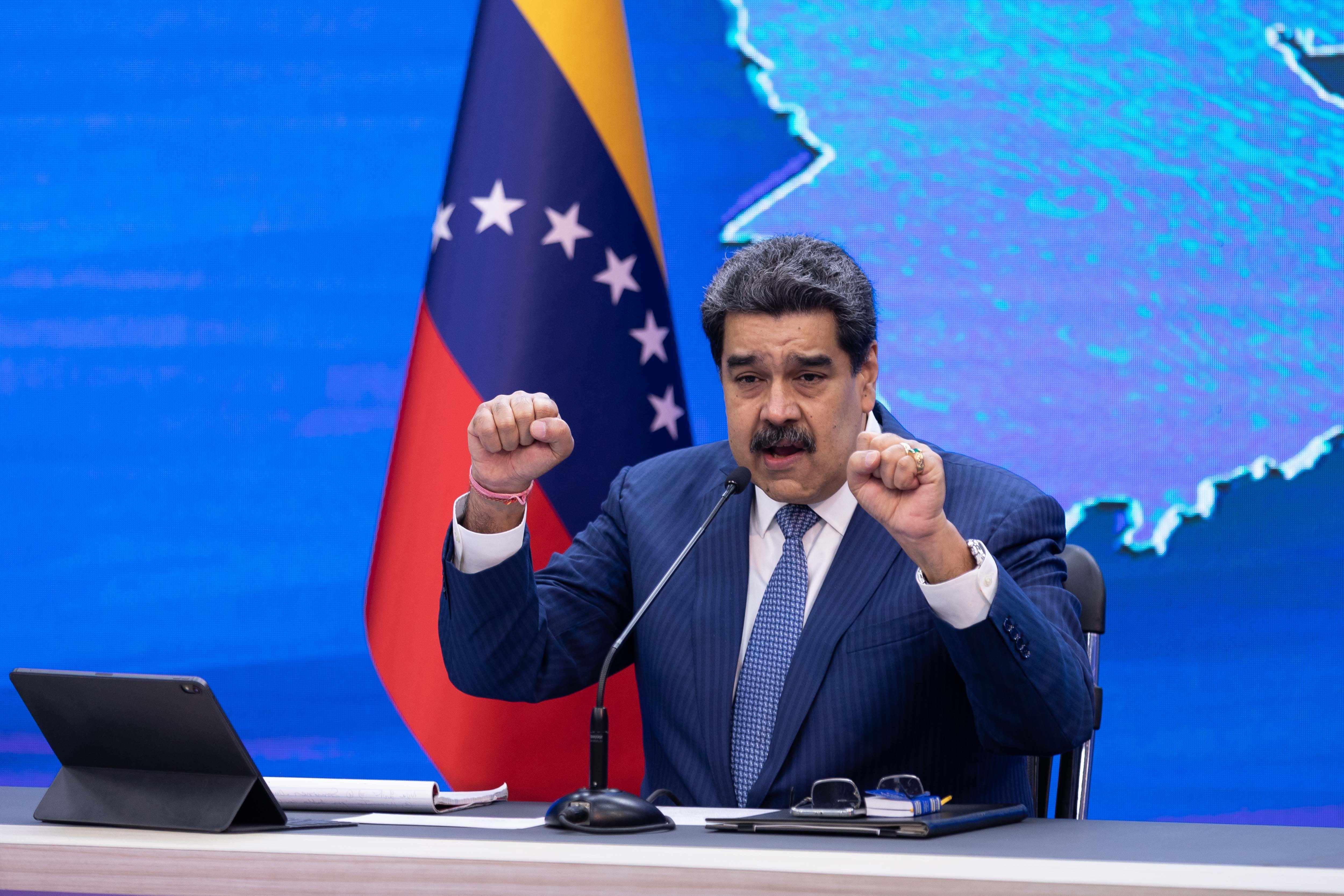 Nicolás Maduro volvió a amenazar con enviar a prisión a Juan Guaidó