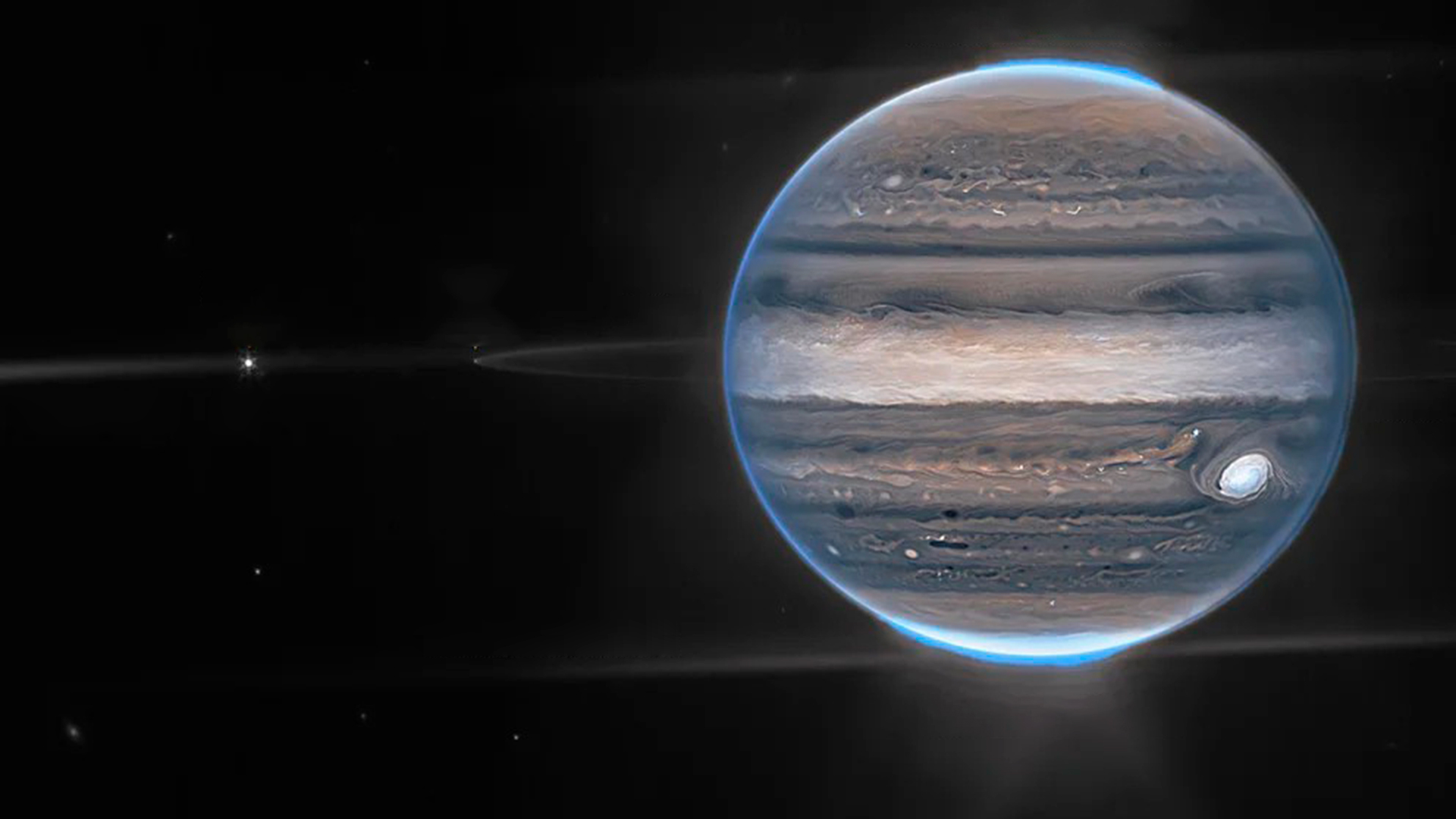 Las auroras de Júpiter. (NASA)