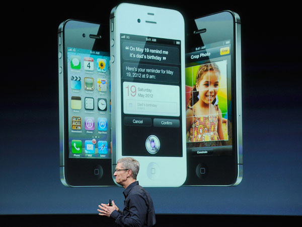 iPhone 4S. (foto: AFP)