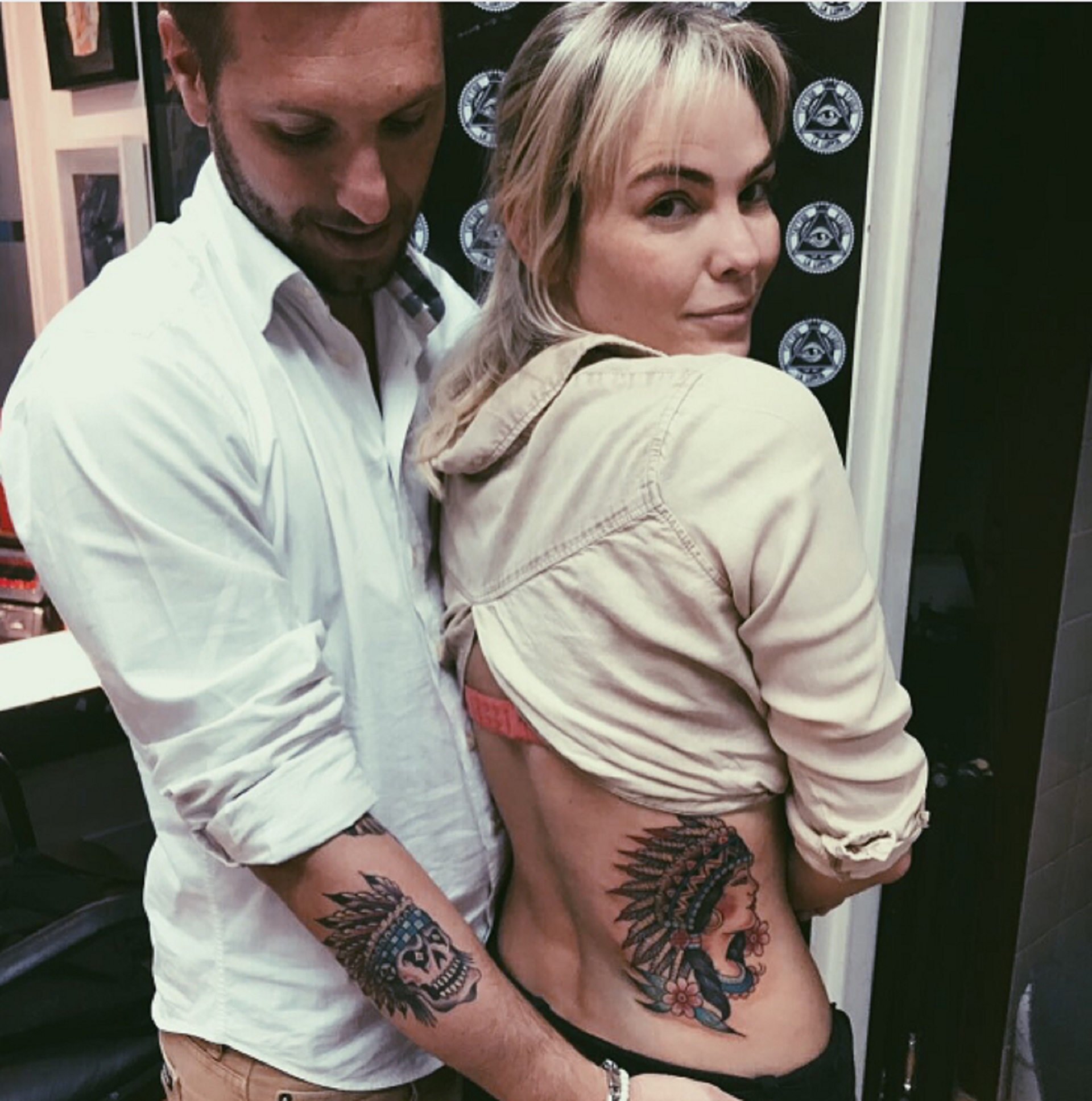 Desde octubre de 2017, Muni y Nicolás llevan en su piel un tatuaje que los une (Instagram)