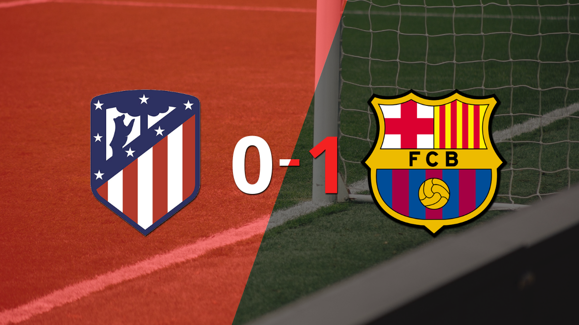 Barcelona ganó por la mínima en su visita a Atlético de Madrid